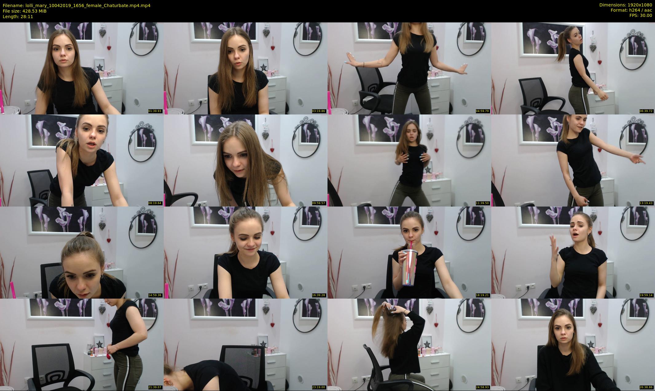 lolli_mary — 29 minute Chaturbate female cam show recording, 1080p, Apr 10, 2019