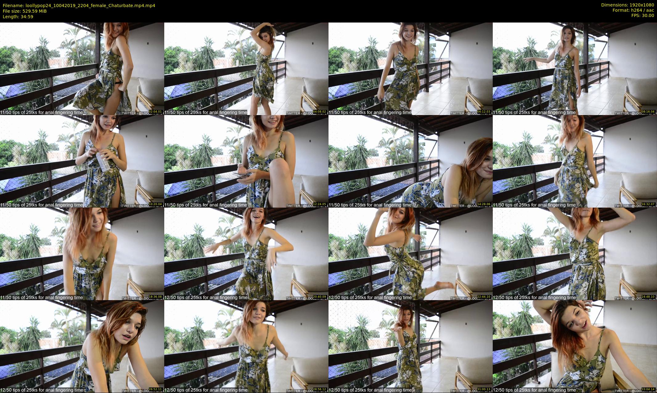 loollypop24 — 35 minute Chaturbate female cam show recording, 1080p, Apr 10, 2019
