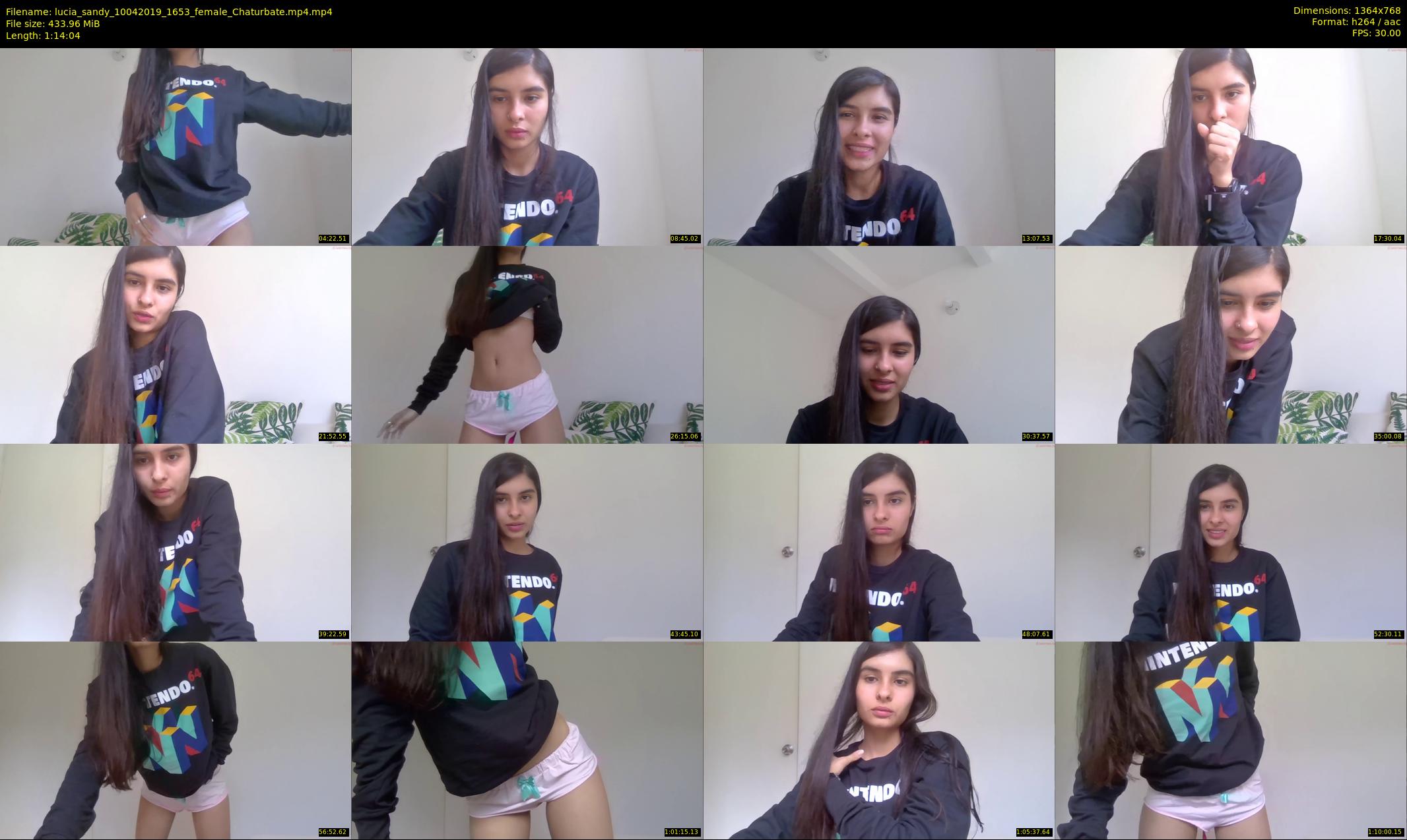 lucia_sandy — 75 minute Chaturbate female cam show recording, 720p, Apr 10, 2019