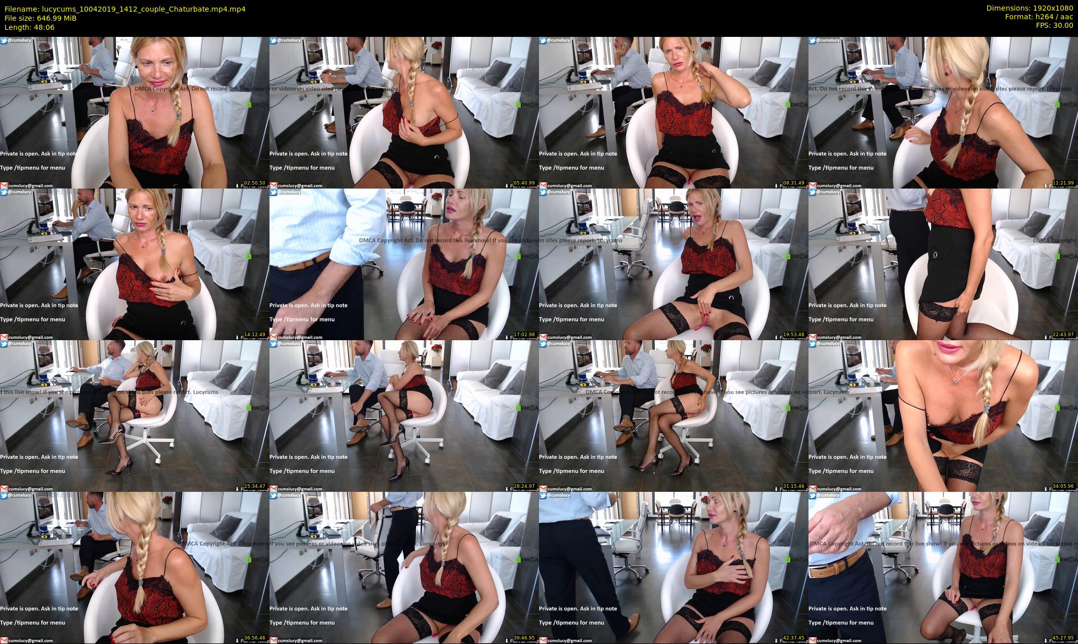 lucycums — 49 minute Chaturbate couple cam show recording, 1080p, Apr 10, 2019