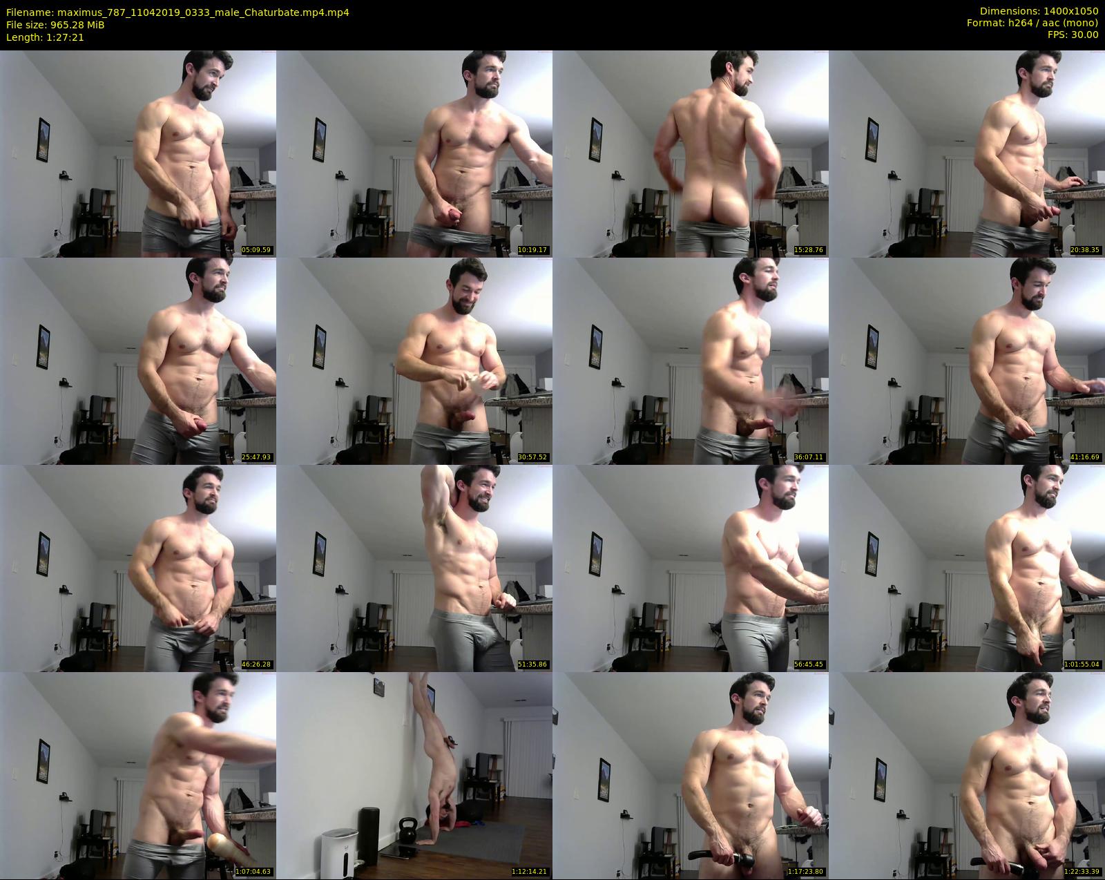 maximus_787 — 88 minute Chaturbate male cam show recording, 720p, Apr 11, 2019