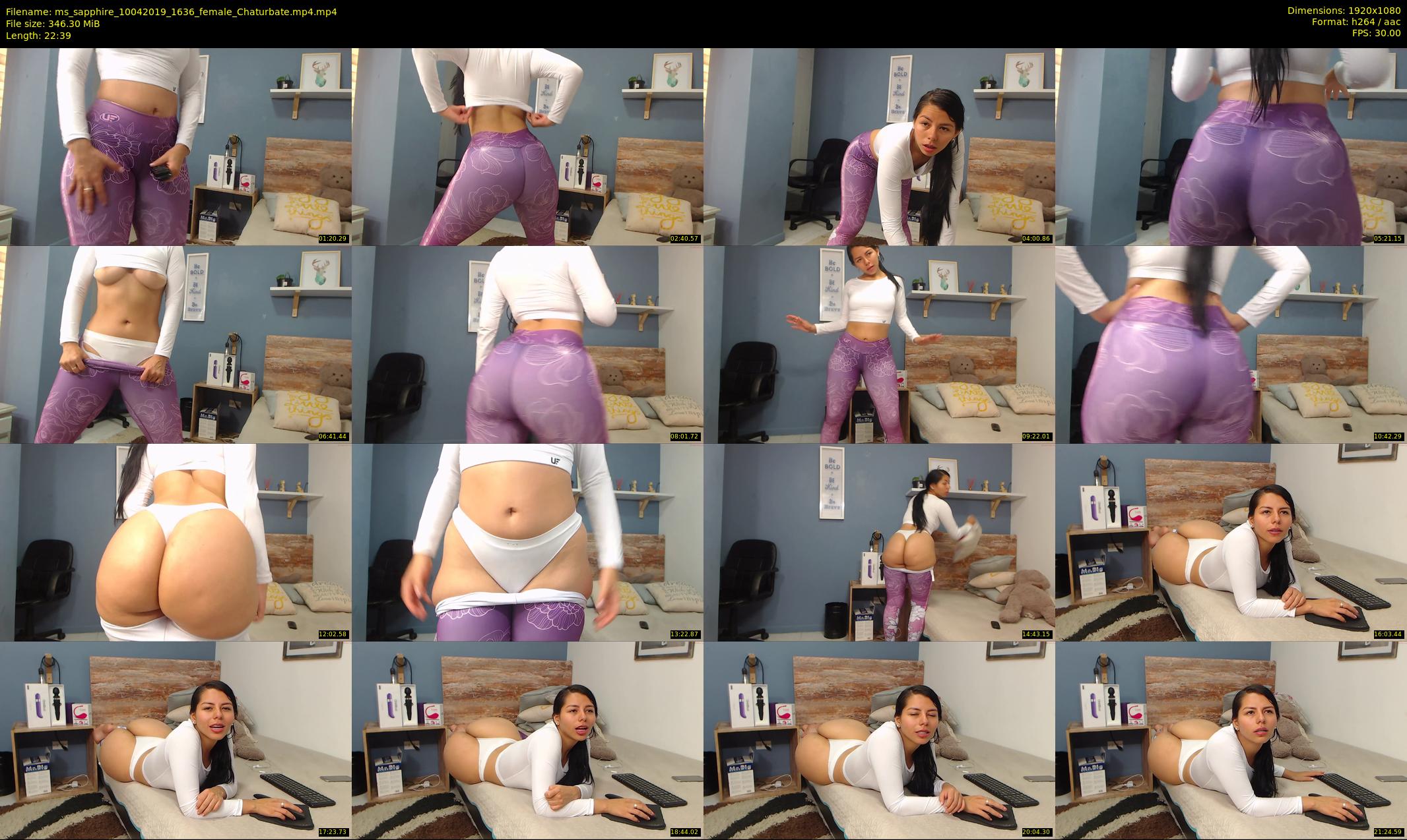 ms_sapphire — 23 minute Chaturbate female cam show recording, 1080p, Apr 10, 2019
