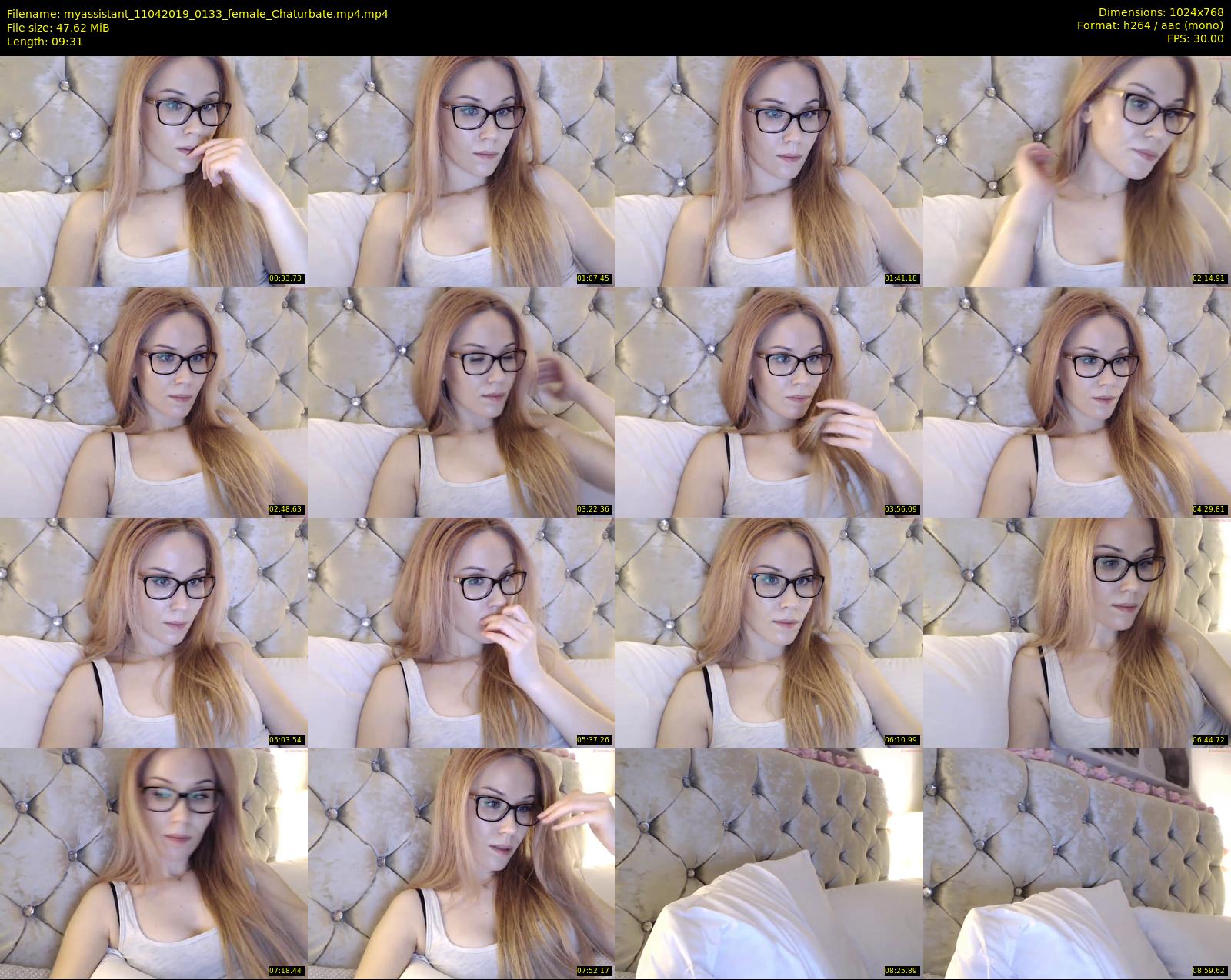 myassistant — 10 minute Chaturbate female cam show recording, 720p, Apr 11, 2019