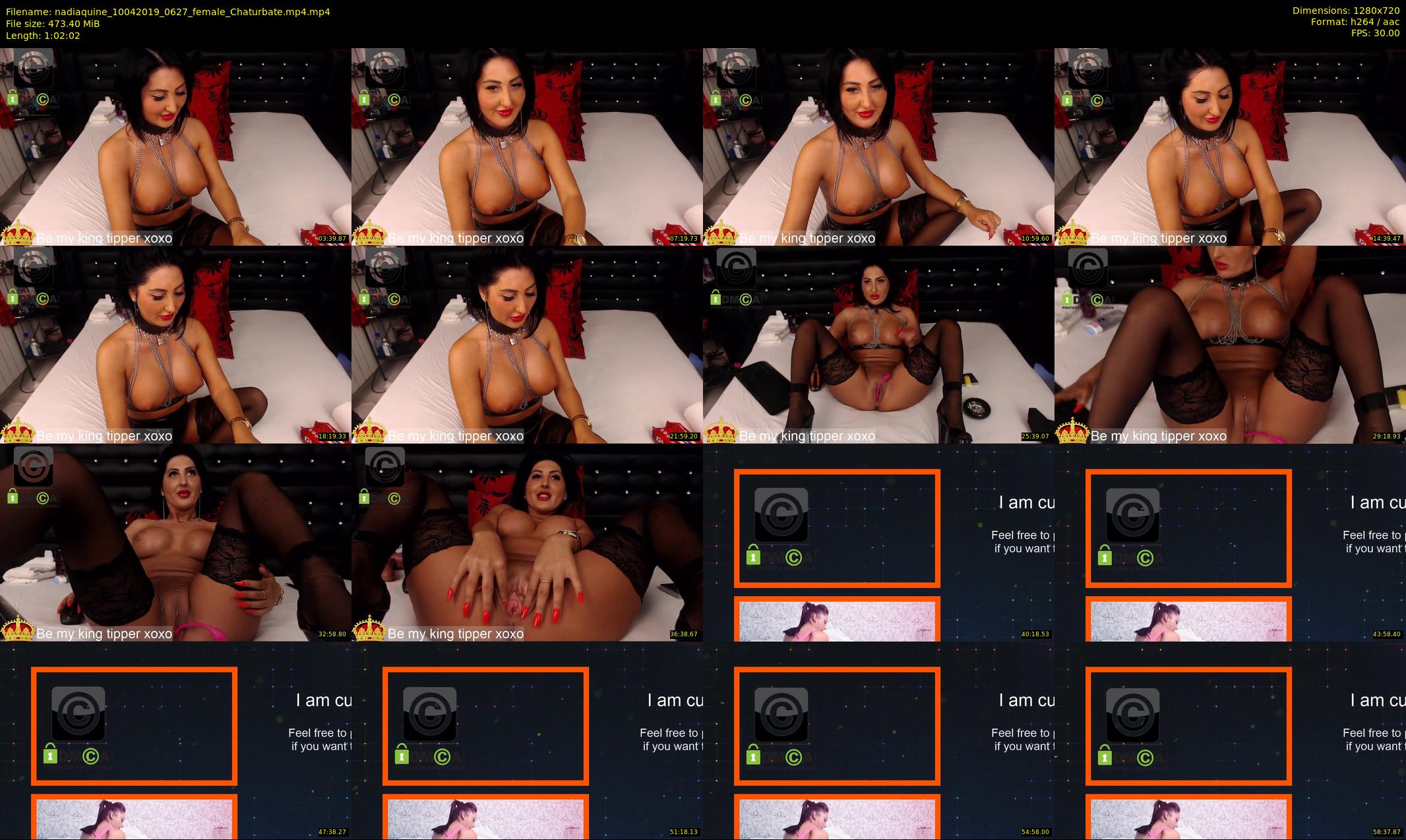 nadiaquine — 63 minute Chaturbate female cam show recording, 720p, Apr 10, 2019