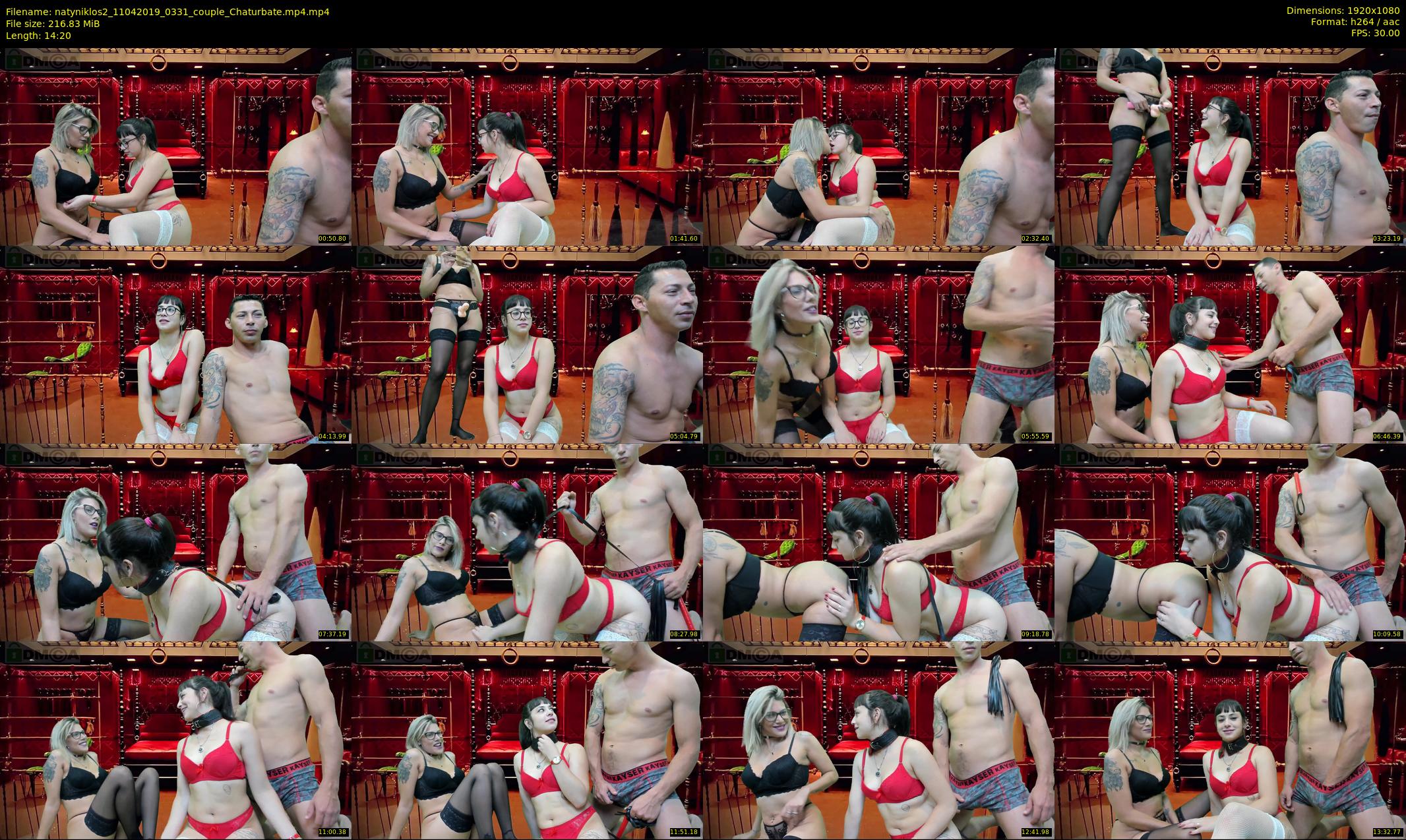 natyniklos2 — 15 minute Chaturbate couple cam show recording, 1080p, Apr 11, 2019