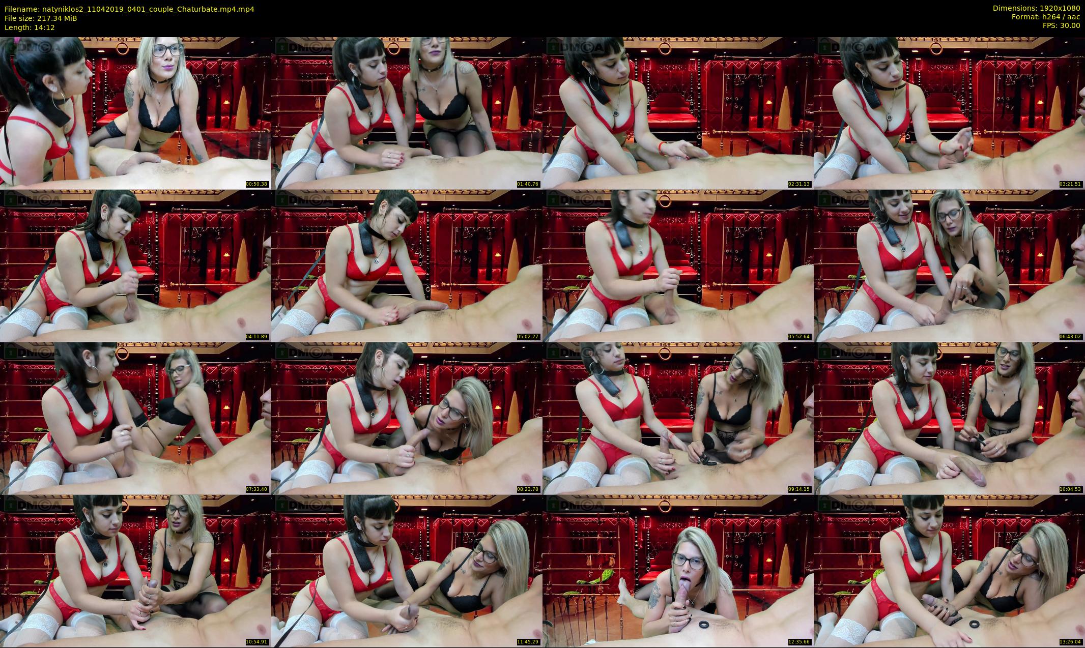 natyniklos2 — 15 minute Chaturbate couple cam show recording, 1080p, Apr 11, 2019