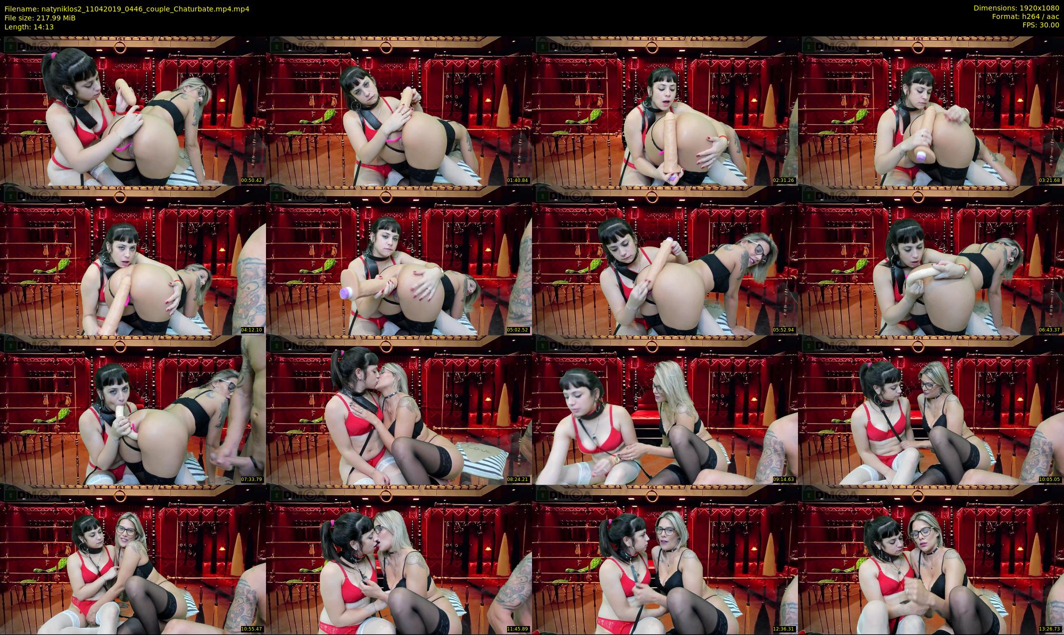 natyniklos2 — 15 minute Chaturbate couple cam show recording, 1080p, Apr 11, 2019