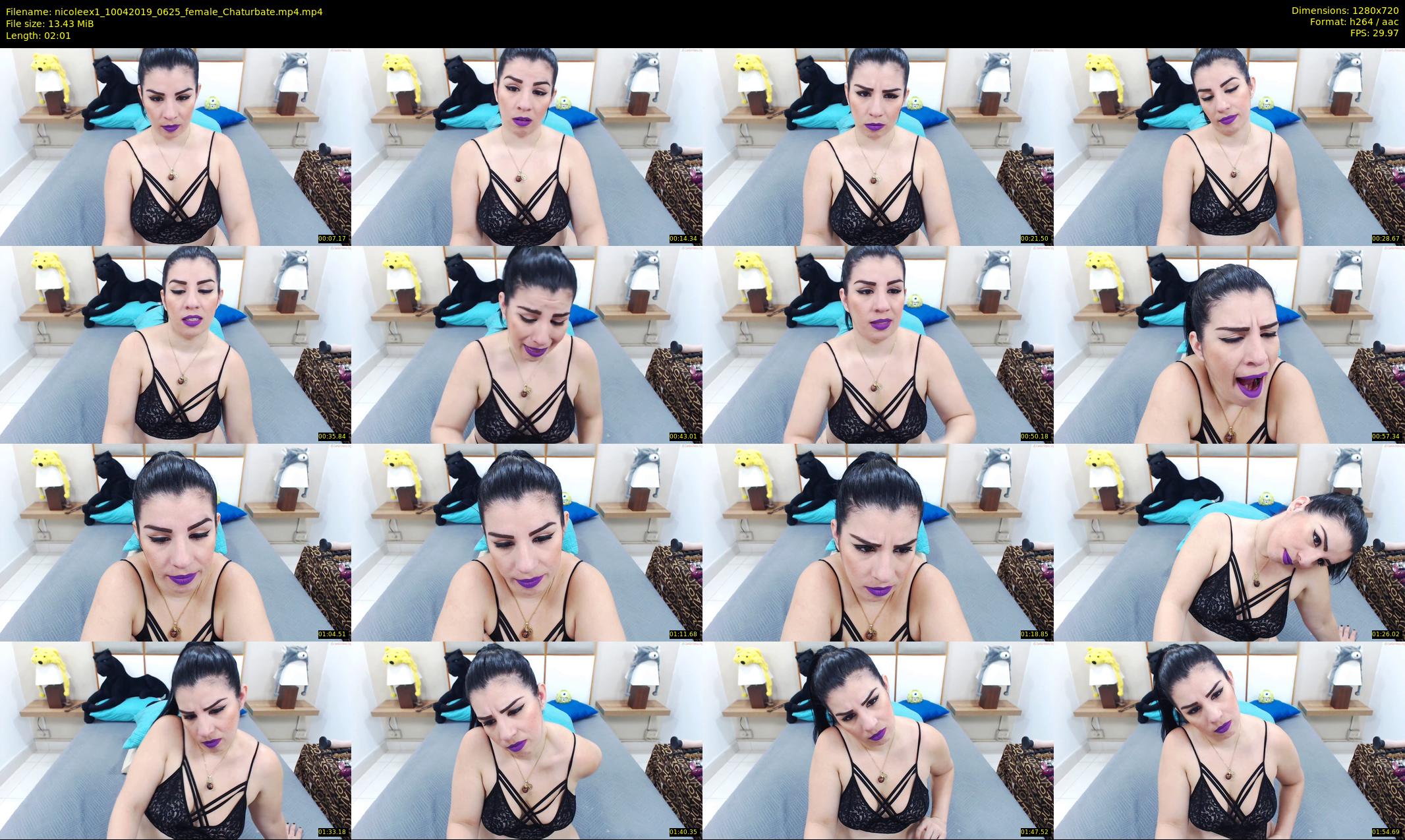 nicoleex1 — 3 minute Chaturbate female cam show recording, 720p, Apr 10, 2019