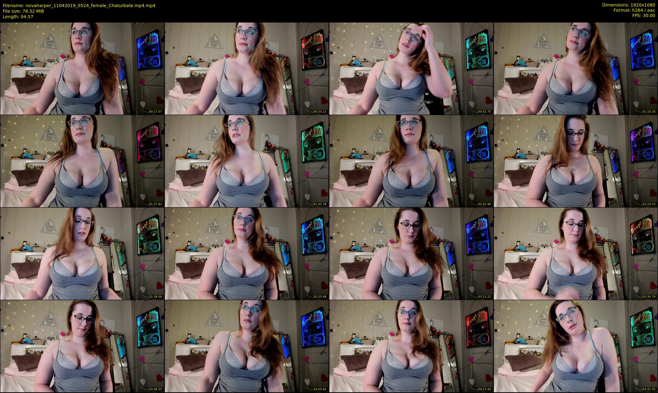 novaharper — 5 minute Chaturbate female cam show recording, 1080p, Apr 11, 2019