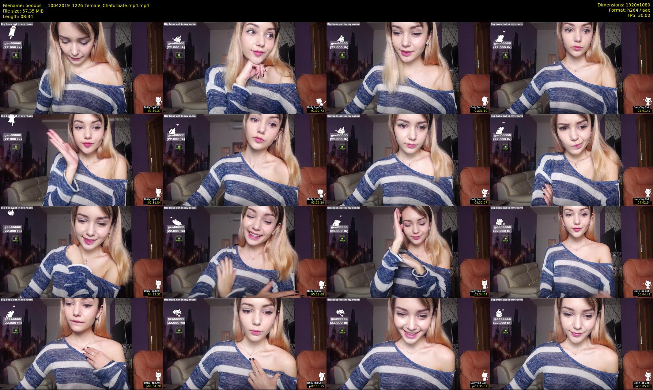 oooops__ — 9 minute Chaturbate female cam show recording, 1080p, Apr 10, 2019