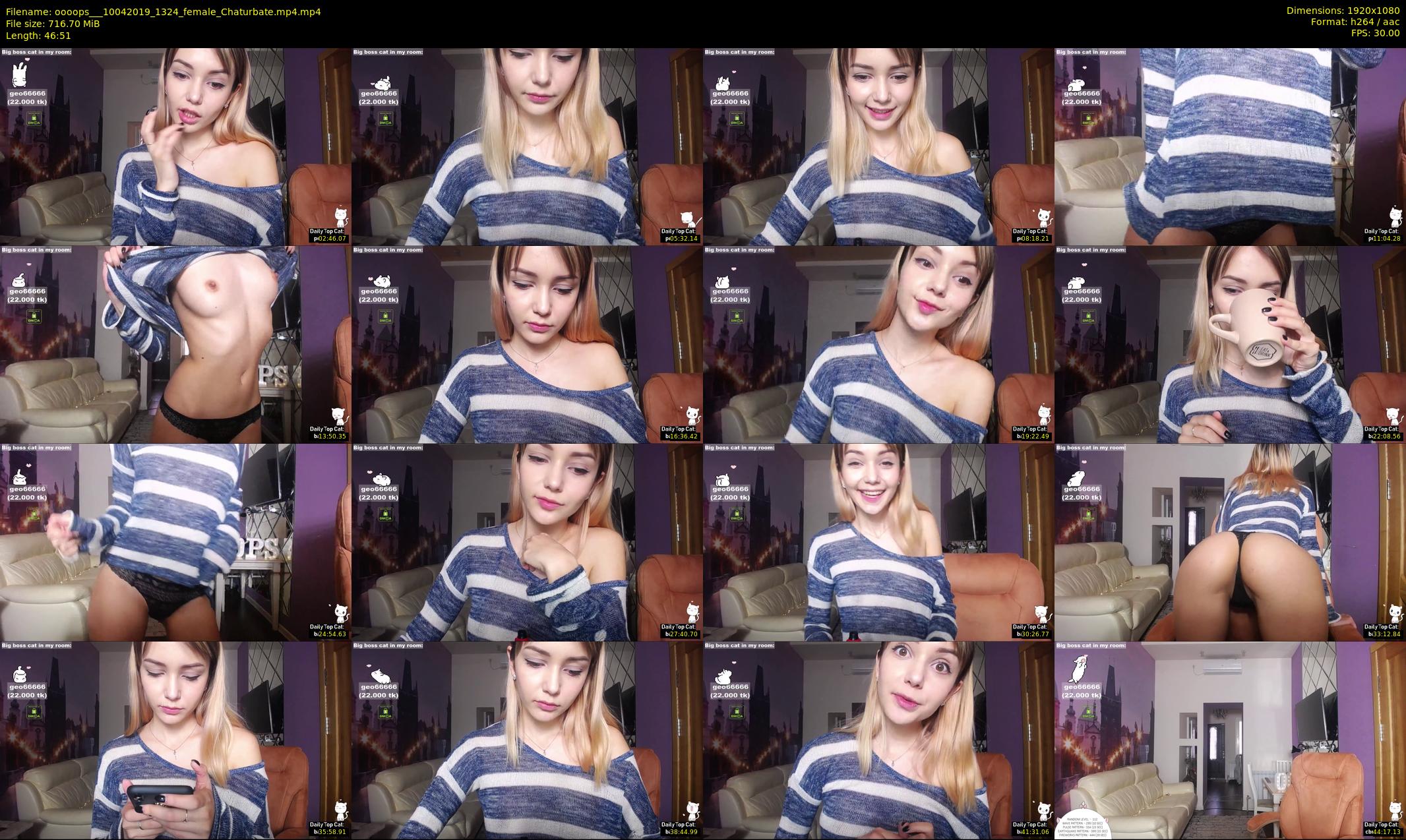 oooops__ — 47 minute Chaturbate female cam show recording, 1080p, Apr 10, 2019