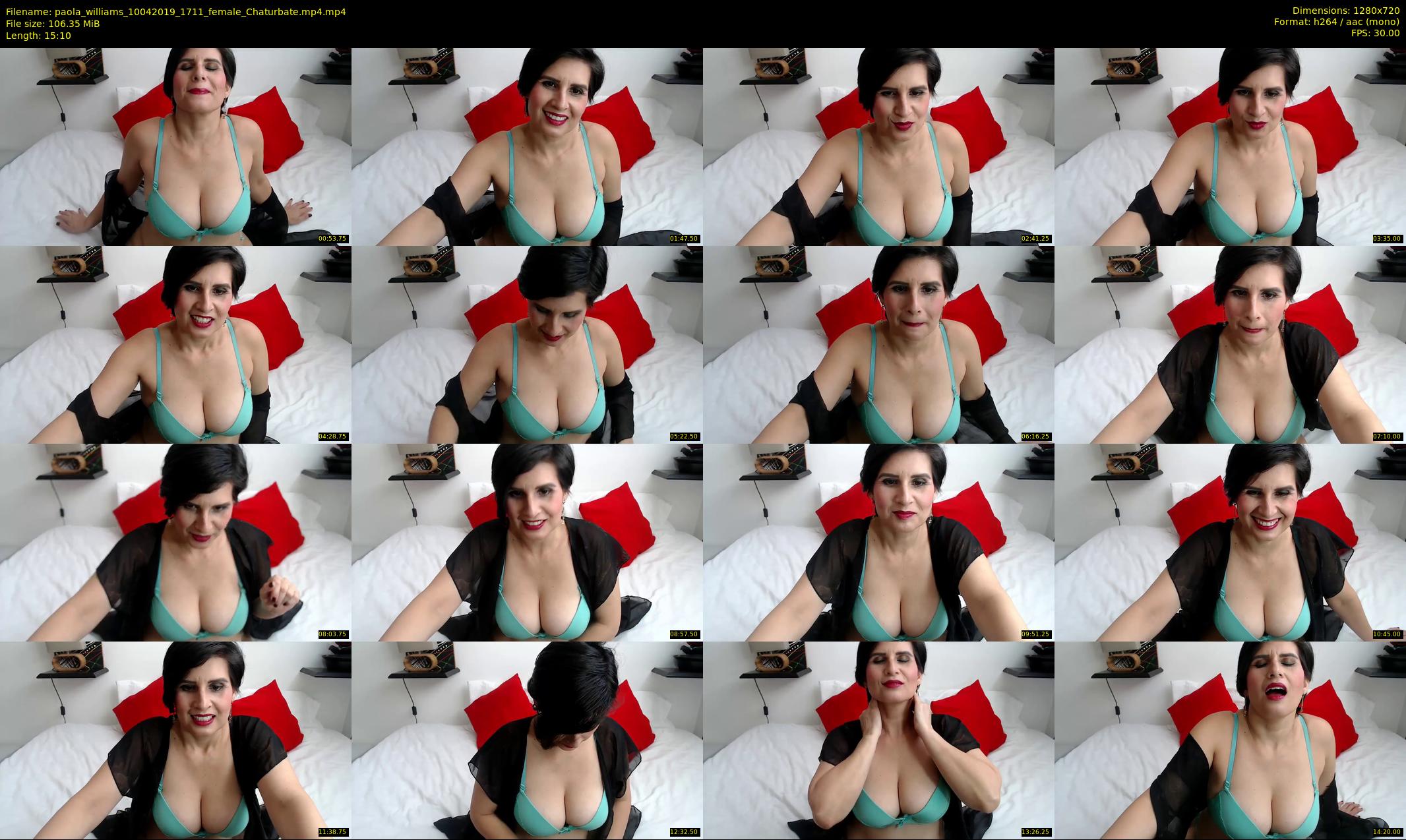 paola_williams — 16 minute Chaturbate female cam show recording, 720p, Apr 10, 2019