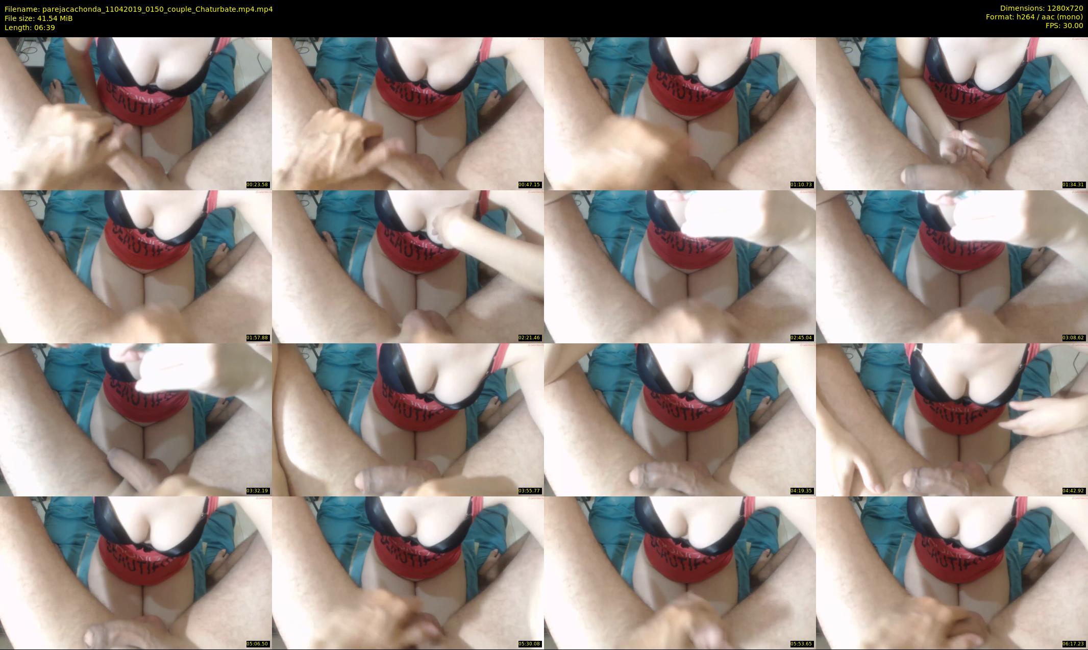 parejacachonda — 7 minute Chaturbate couple cam show recording, 720p, Apr 11, 2019