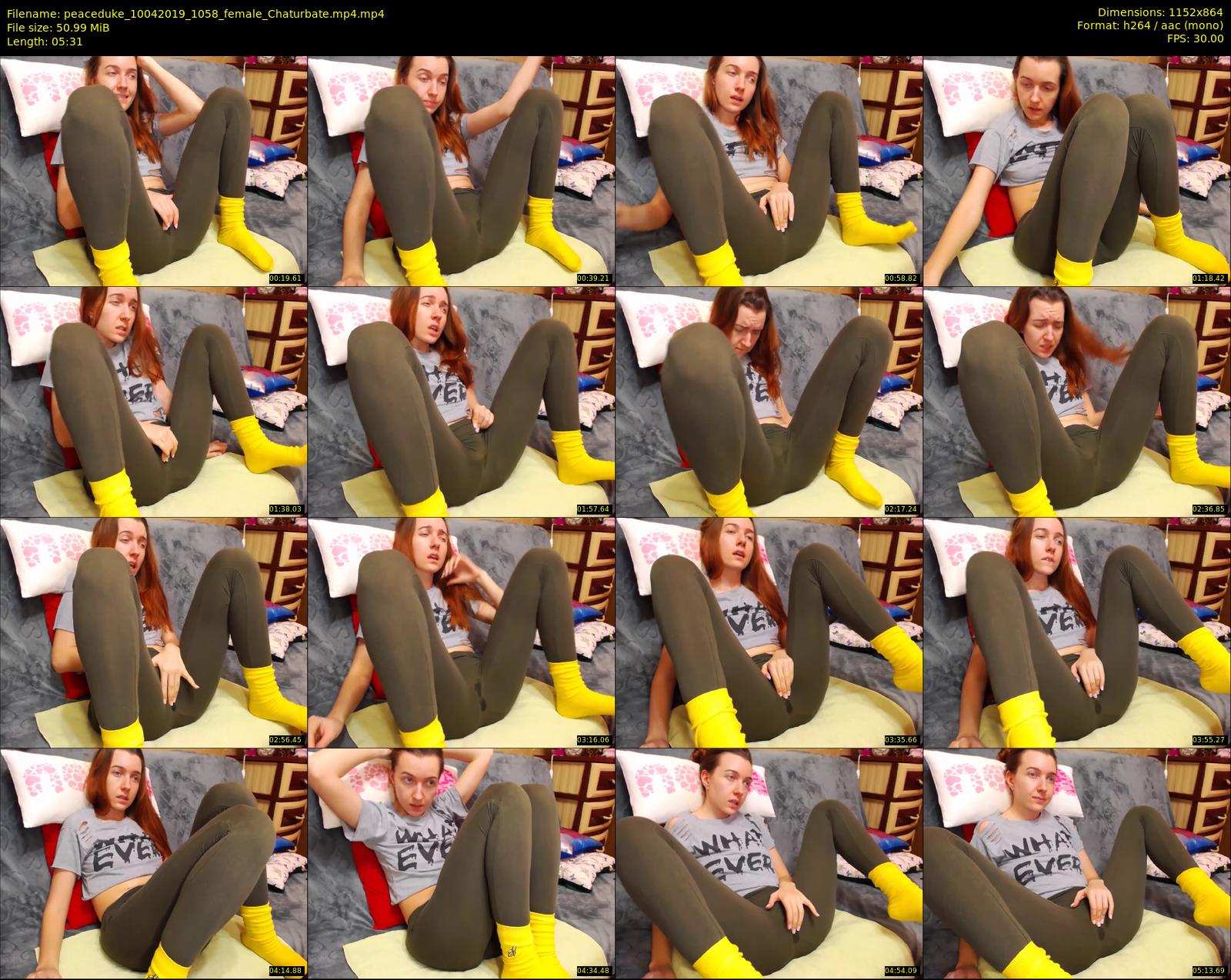 peaceduke — 6 minute Chaturbate female cam show recording, 720p, Apr 10, 2019