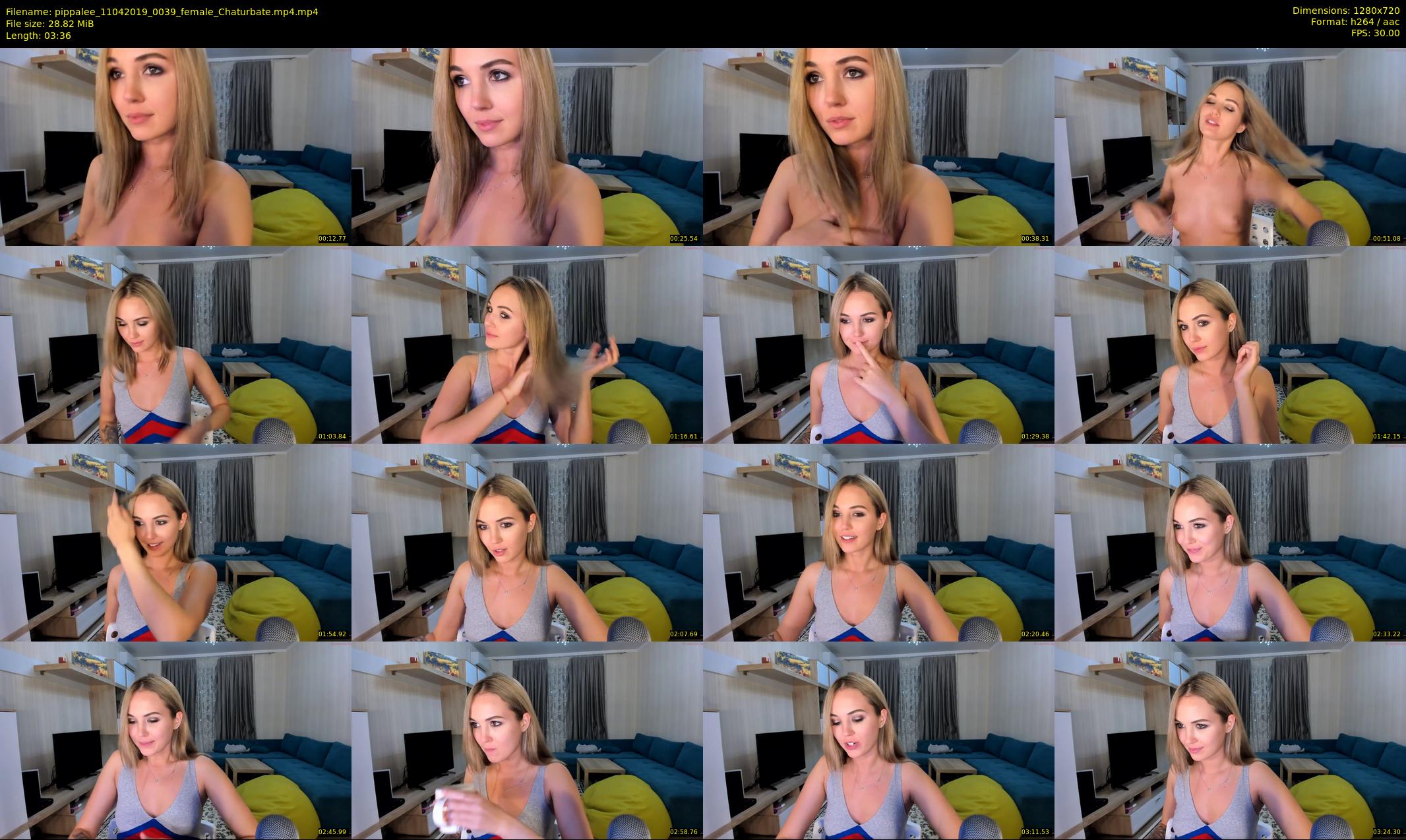 pippalee — 4 minute Chaturbate female cam show recording, 720p, Apr 11, 2019