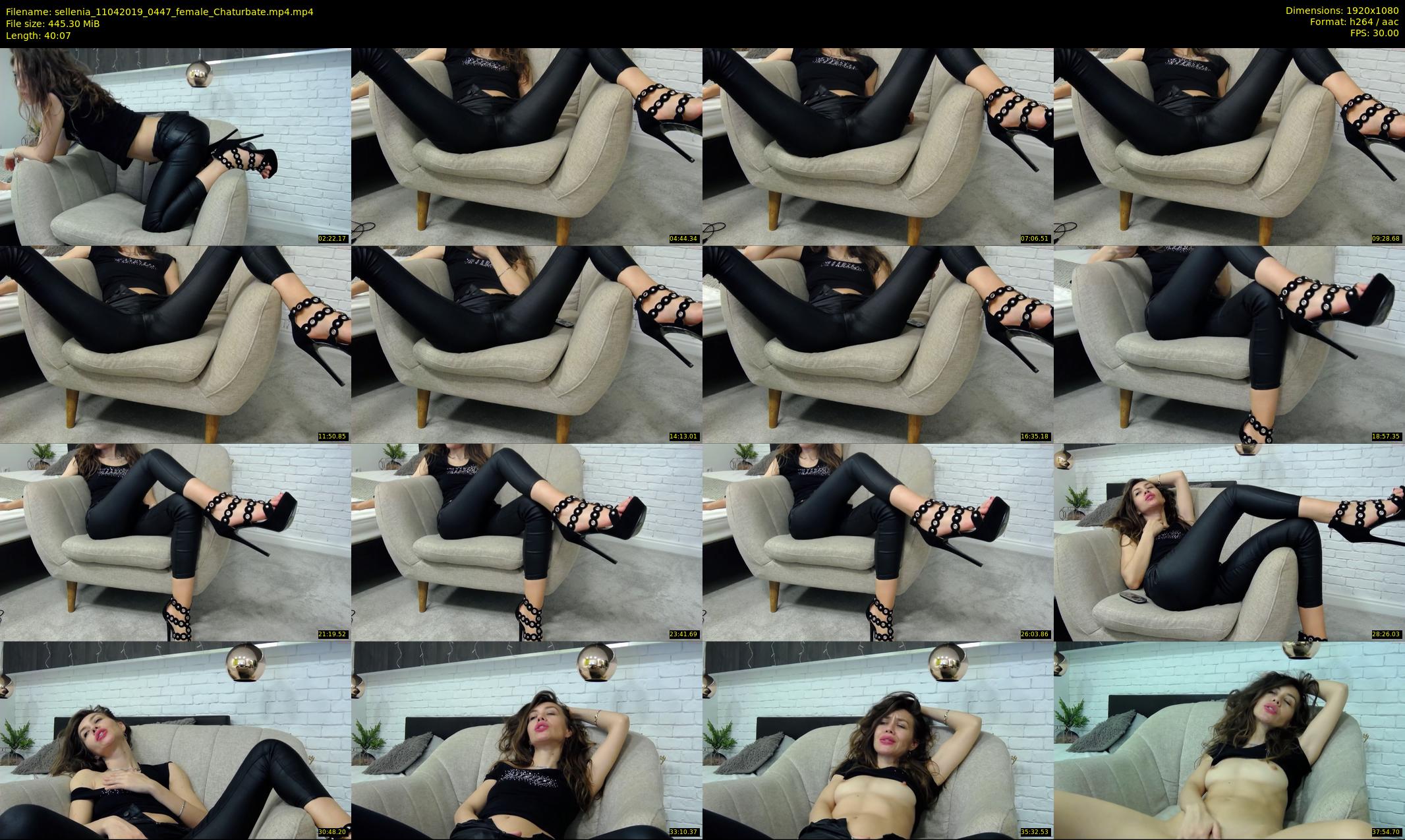 sellenia — 41 minute Chaturbate female cam show recording, 1080p, Apr 11, 2019