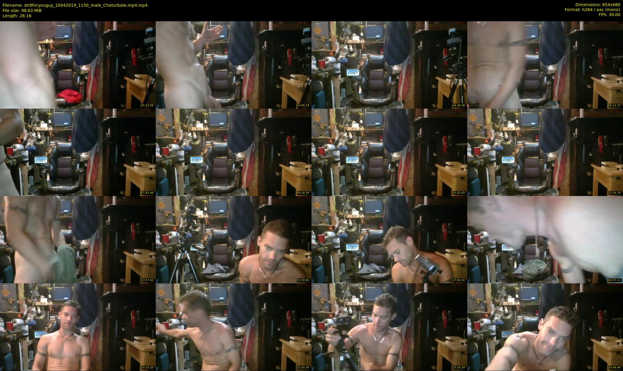 str8foryouguy — 27 minute Chaturbate male cam show recording, 480p, Apr 10, 2019
