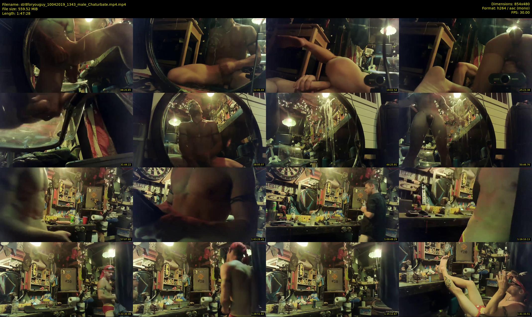 str8foryouguy — 108 minute Chaturbate male cam show recording, 480p, Apr 10, 2019