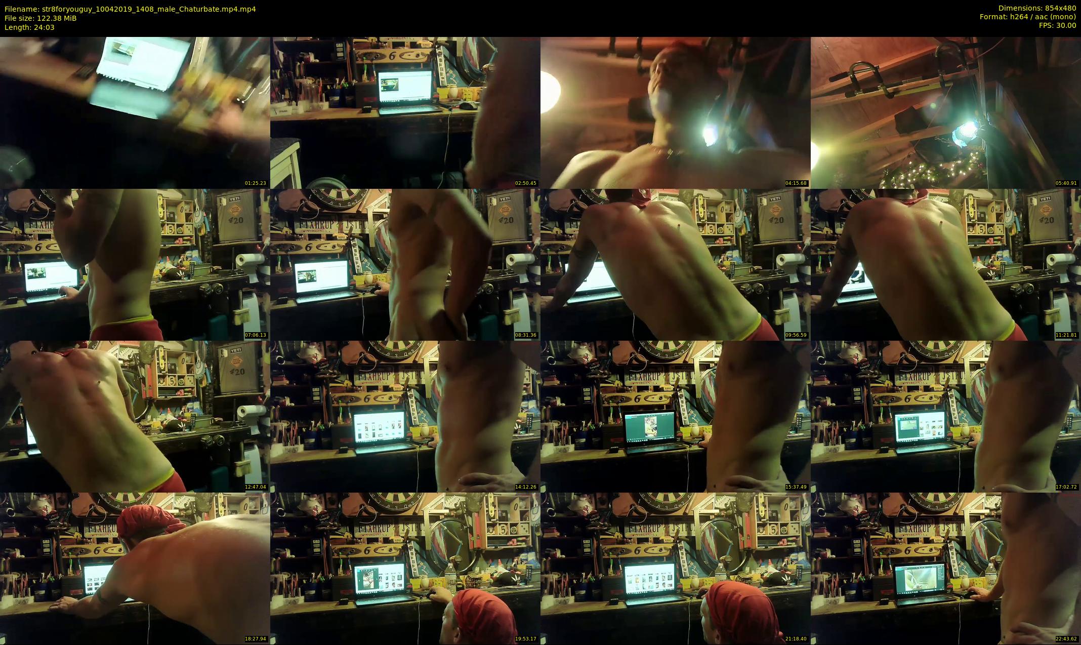 str8foryouguy — 25 minute Chaturbate male cam show recording, 480p, Apr 10, 2019
