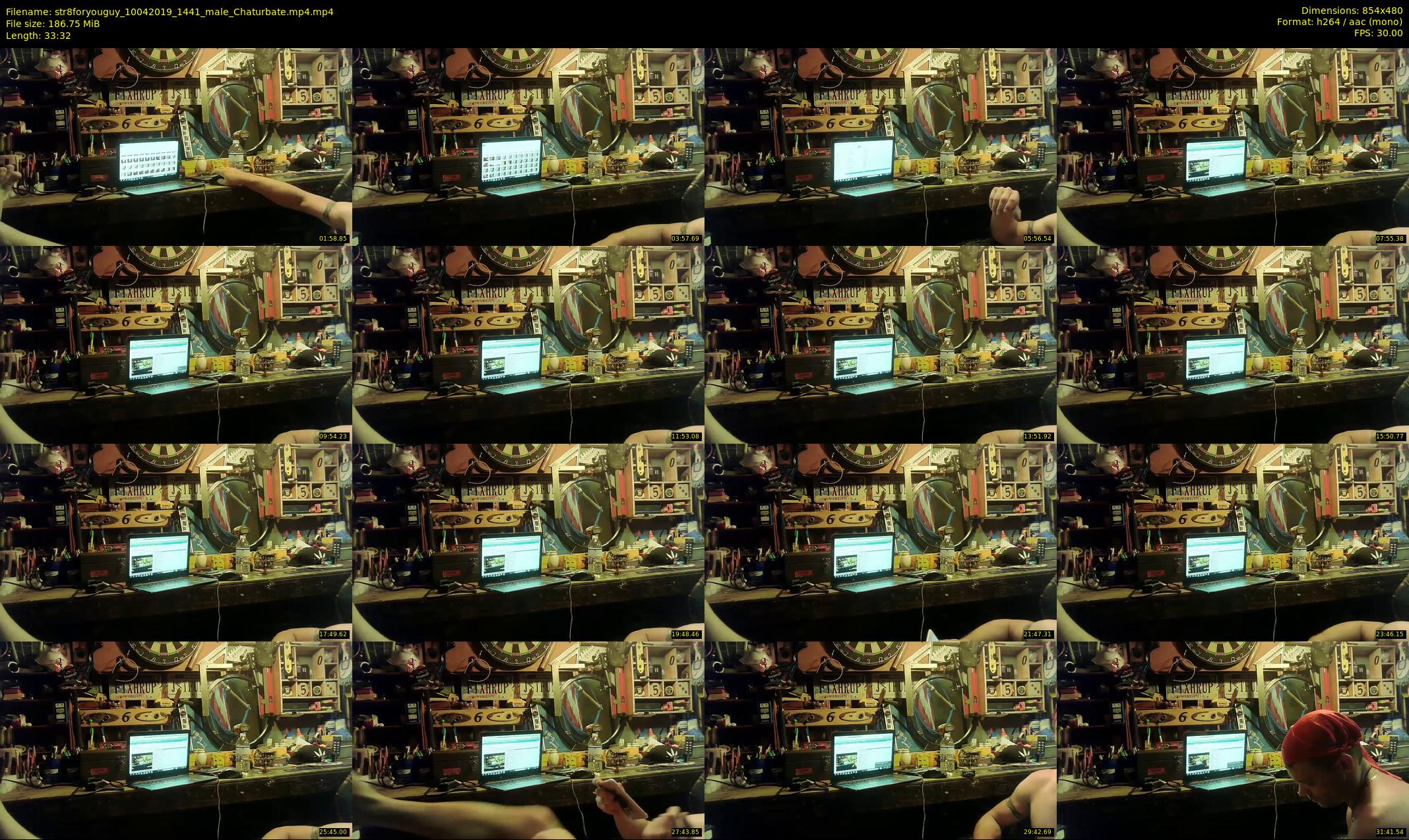 str8foryouguy — 34 minute Chaturbate male cam show recording, 480p, Apr 10, 2019