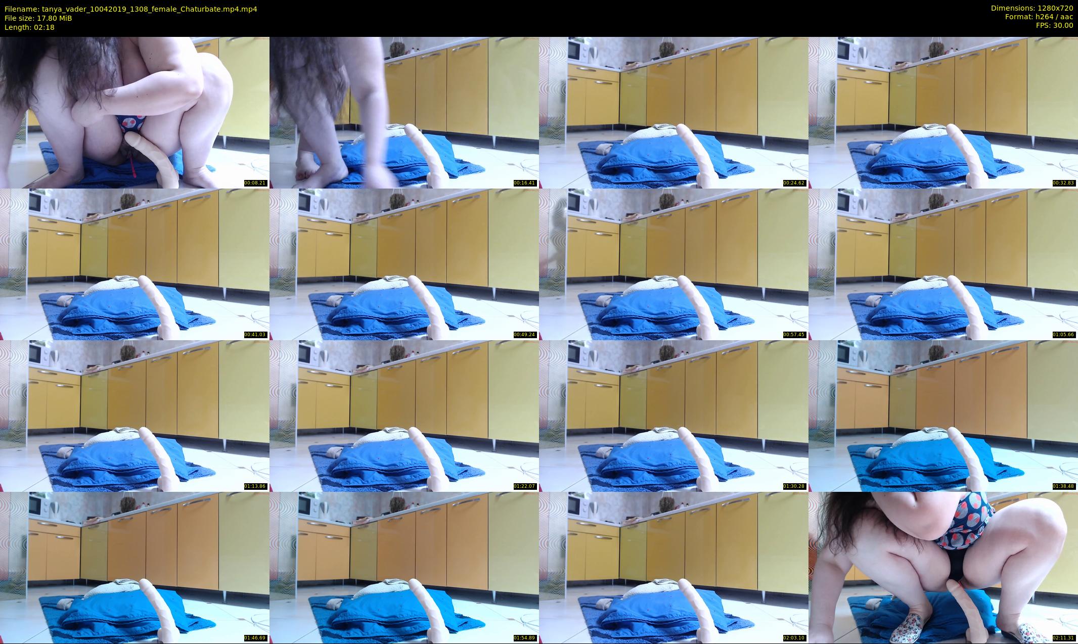 tanya_vader — 3 minute Chaturbate female cam show recording, 720p, Apr 10, 2019