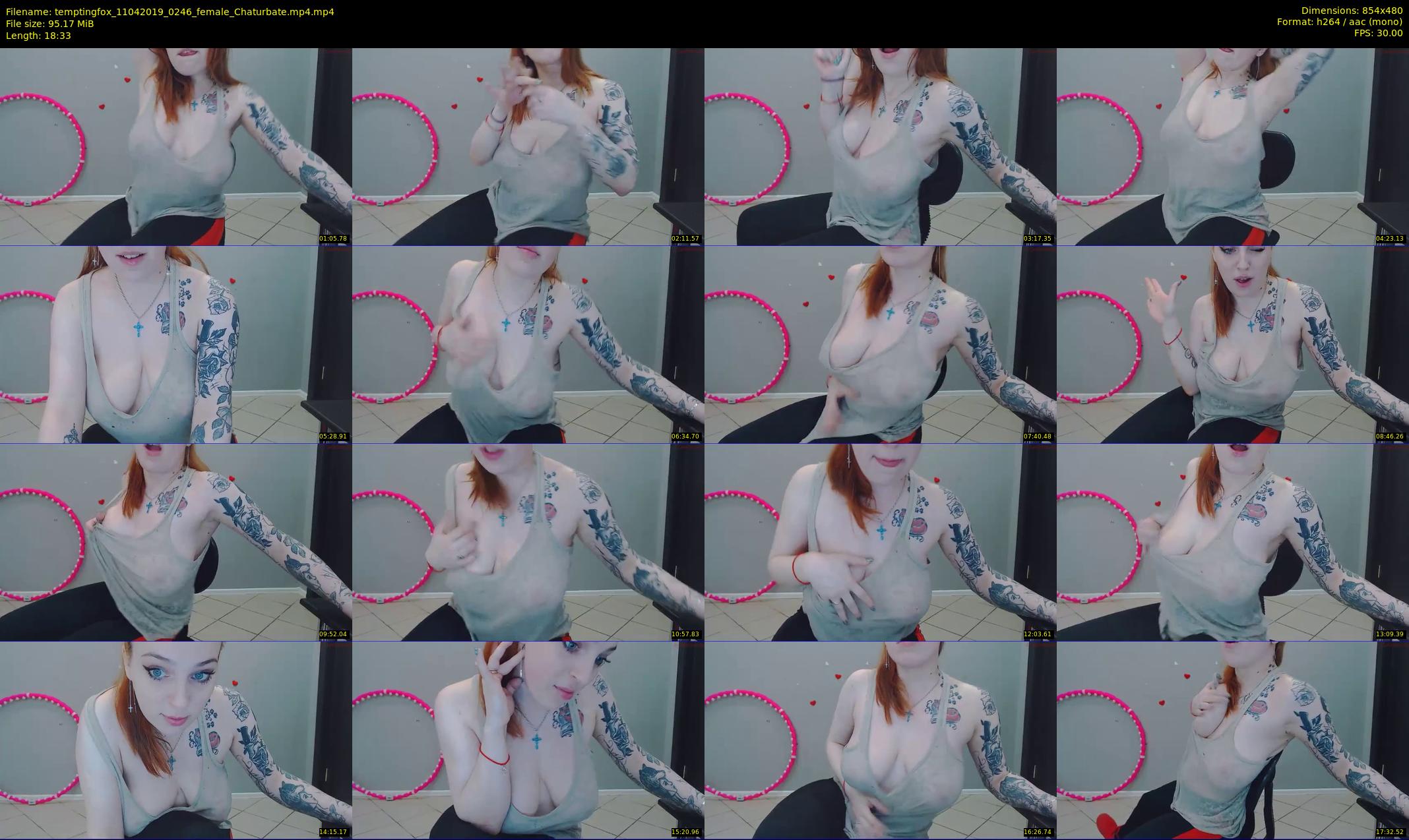 temptingfox — 19 minute Chaturbate female cam show recording, 480p, Apr 11, 2019