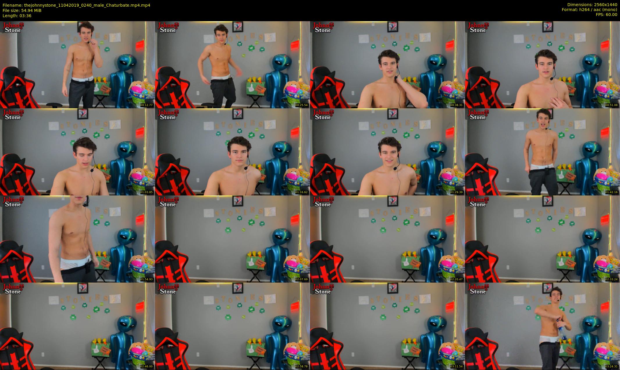 thejohnnystone — 4 minute Chaturbate male cam show recording, 1080p, Apr 11, 2019