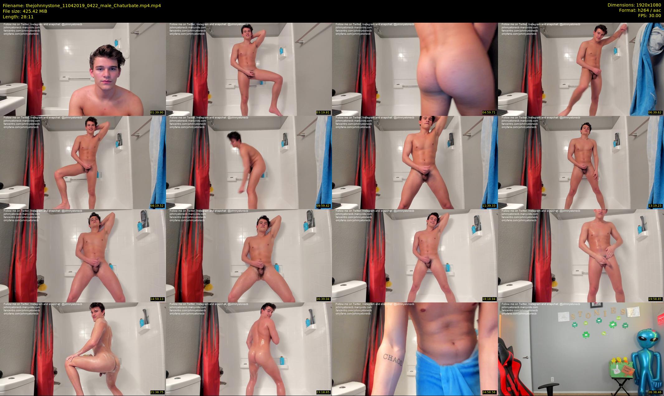 thejohnnystone — 29 minute Chaturbate male cam show recording, 1080p, Apr 11, 2019