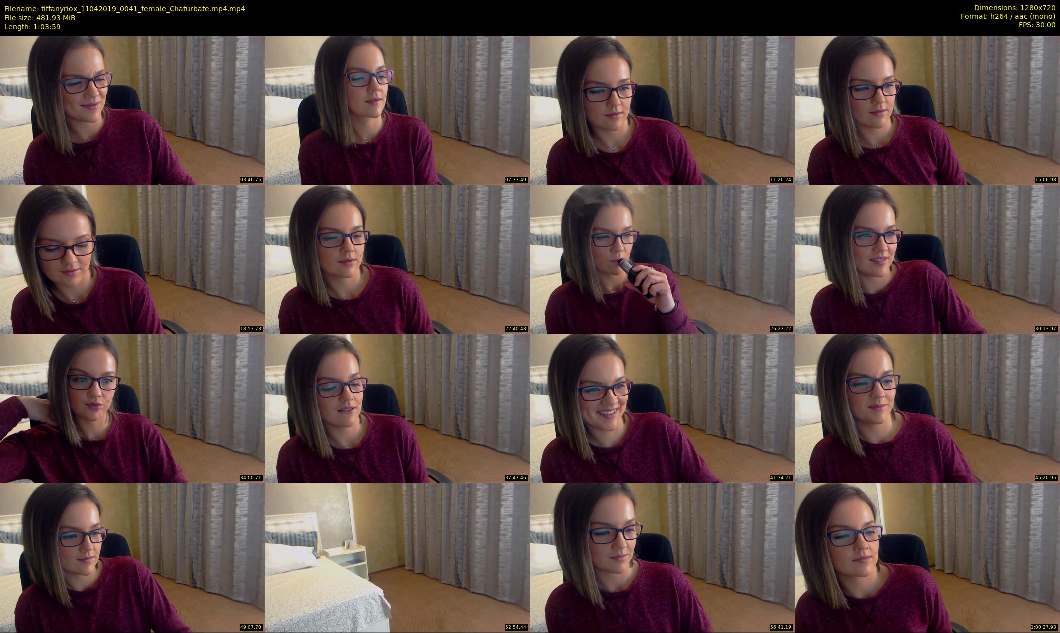 tiffanyriox — 64 minute Chaturbate female cam show recording, 720p, Apr 11, 2019