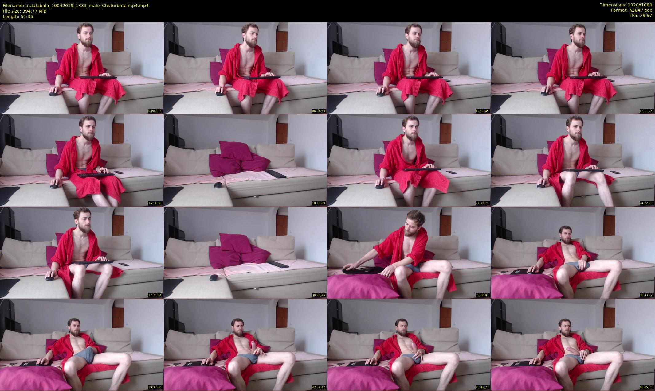 tralalabala — 52 minute Chaturbate male cam show recording, 1080p, Apr 10, 2019
