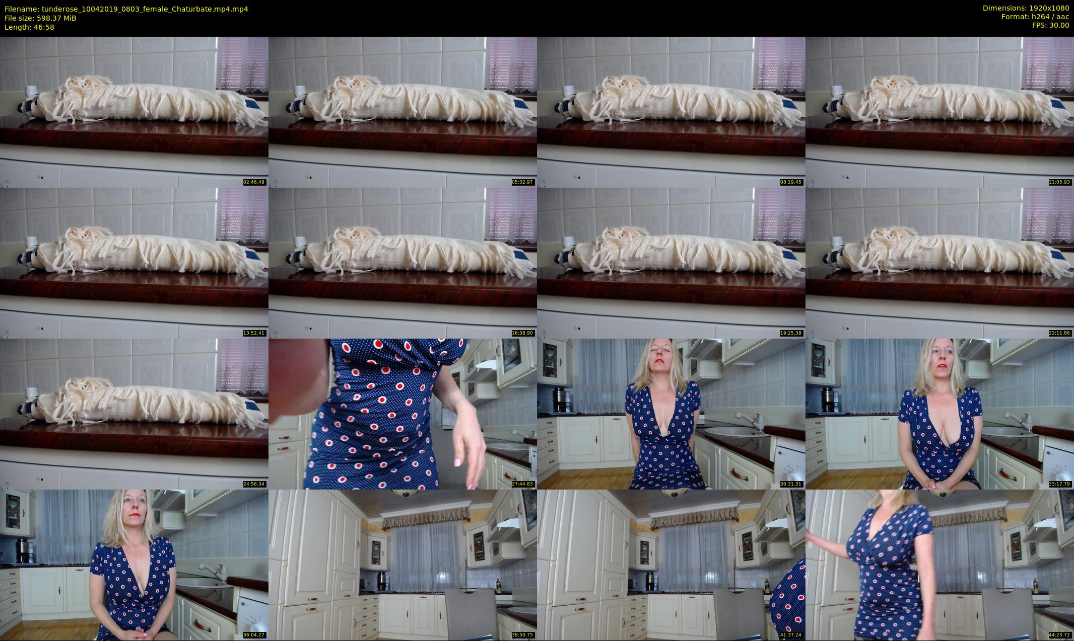 tunderose — 47 minute Chaturbate female cam show recording, 1080p, Apr 10, 2019