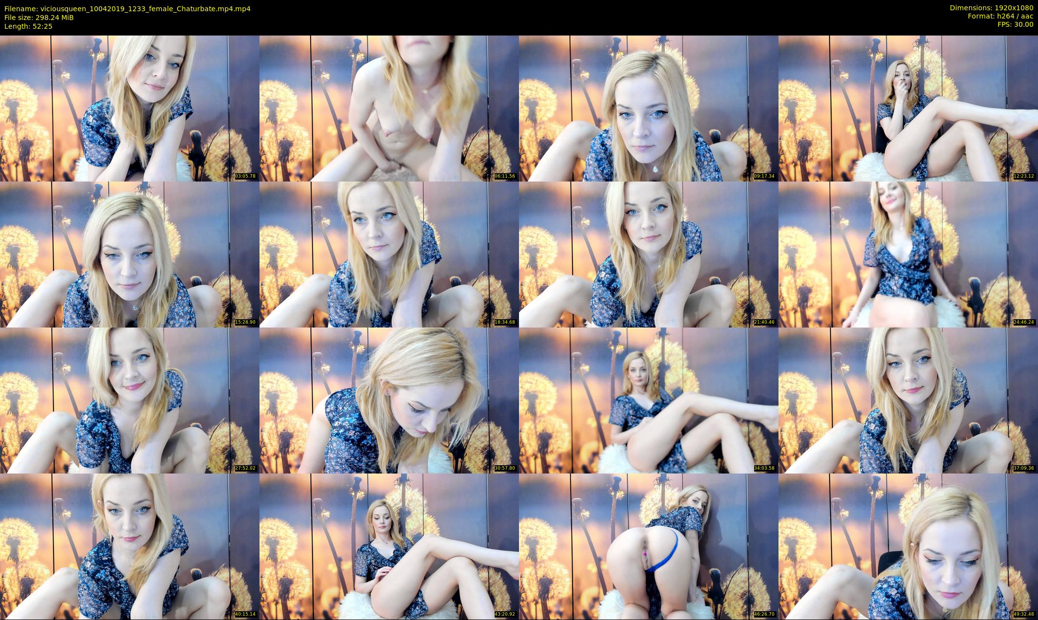 viciousqueen — 53 minute Chaturbate female cam show recording, 1080p, Apr 10, 2019