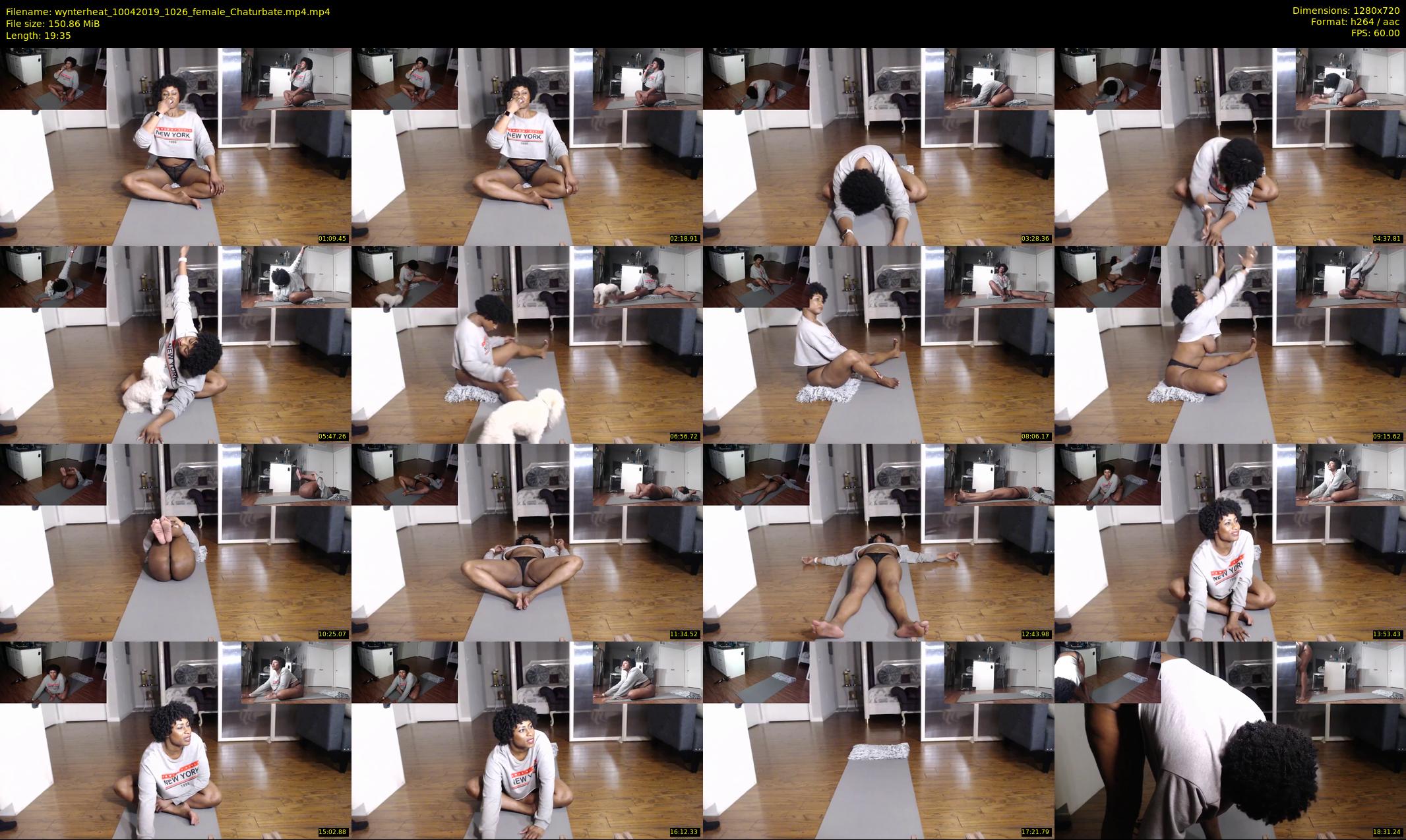wynterheat — 20 minute Chaturbate female cam show recording, 720p, Apr 10, 2019