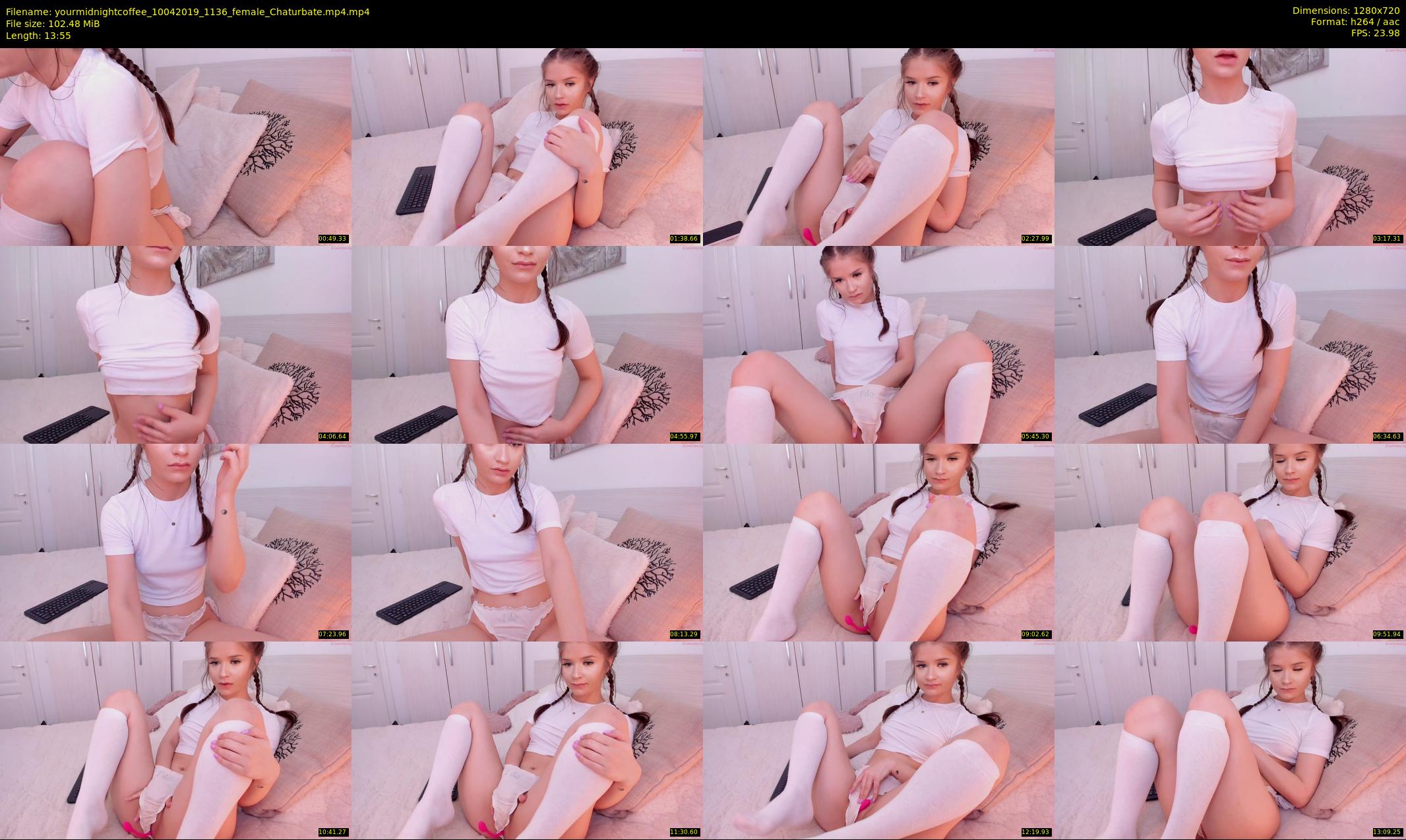 yourmidnightcoffee — 14 minute Chaturbate female cam show recording, 720p, Apr 10, 2019