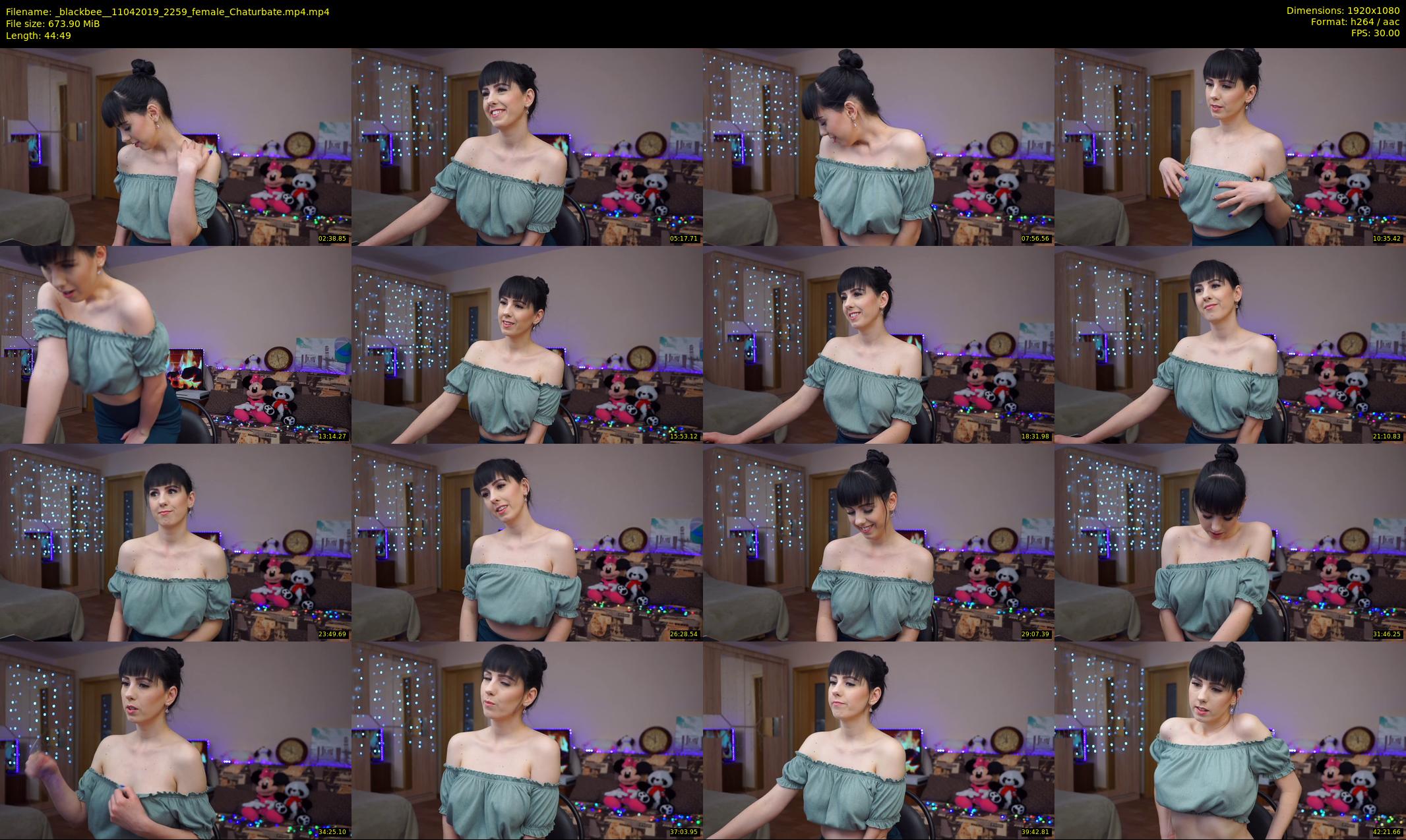 _blackbee_ — 45 minute Chaturbate female cam show recording, 1080p, Apr 11, 2019