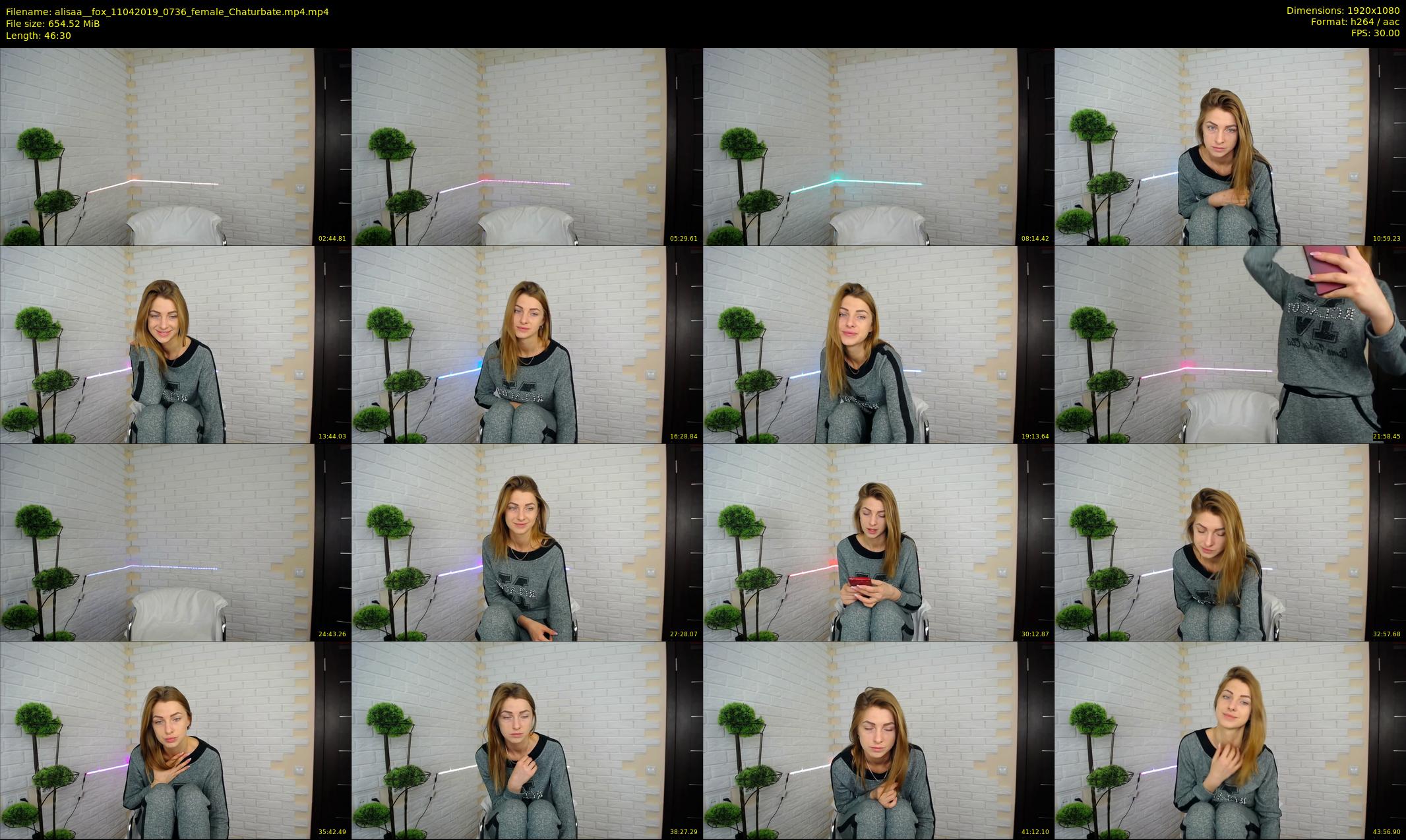 alisaa__fox — 47 minute Chaturbate female cam show recording, 1080p, Apr 11, 2019