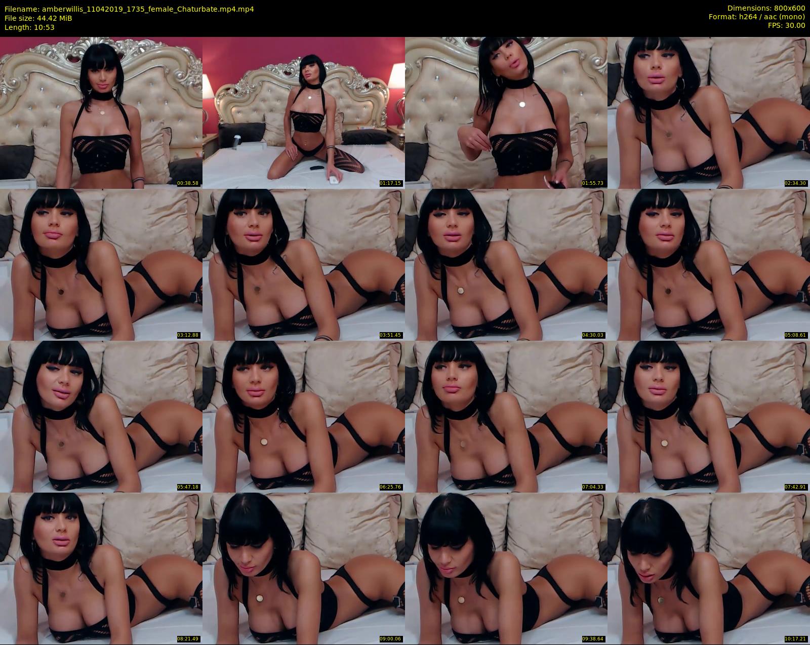 amberwillis — 11 minute Chaturbate female cam show recording, 480p, Apr 11, 2019