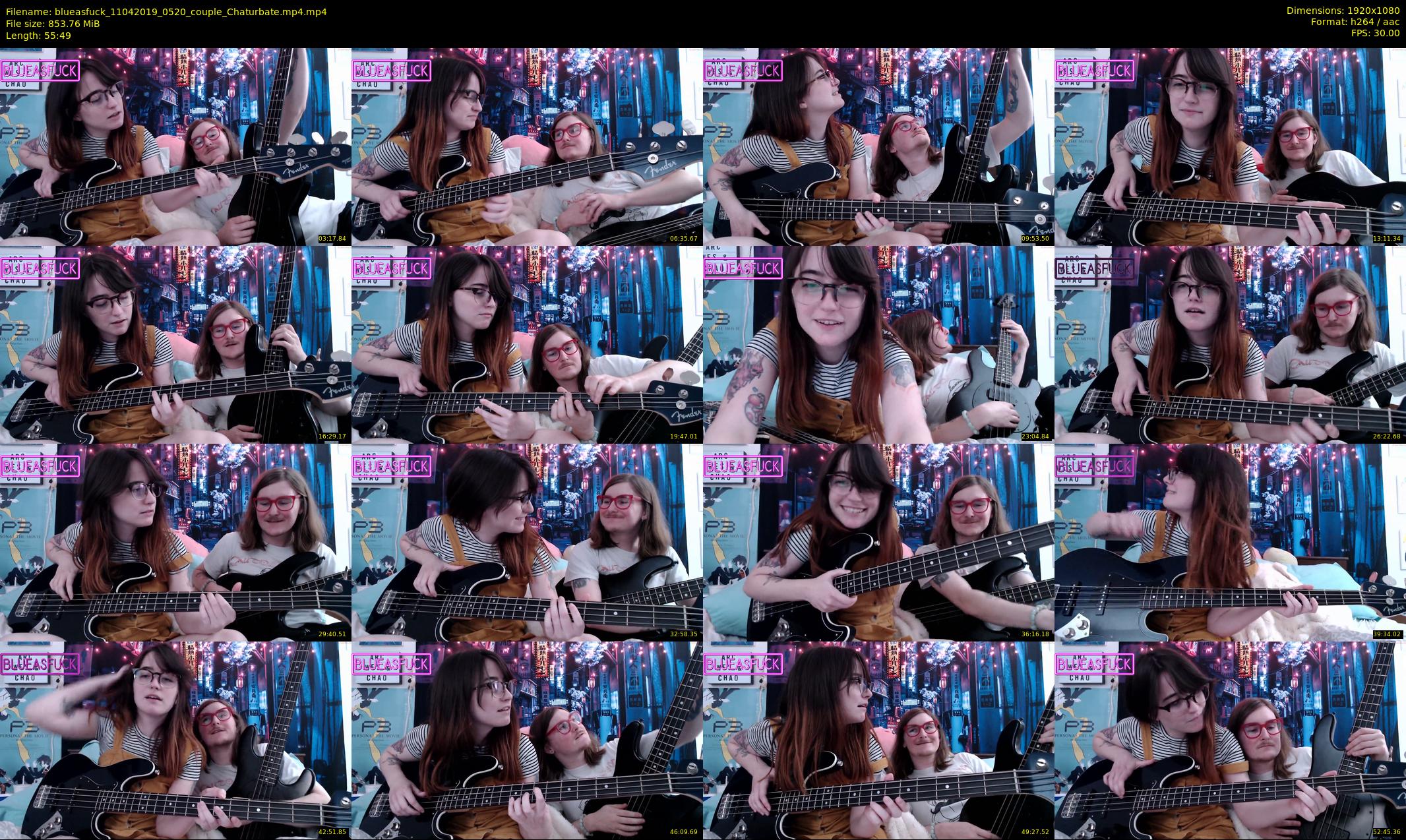 blueasfuck — 56 minute Chaturbate female cam show recording, 1080p, Apr 11, 2019
