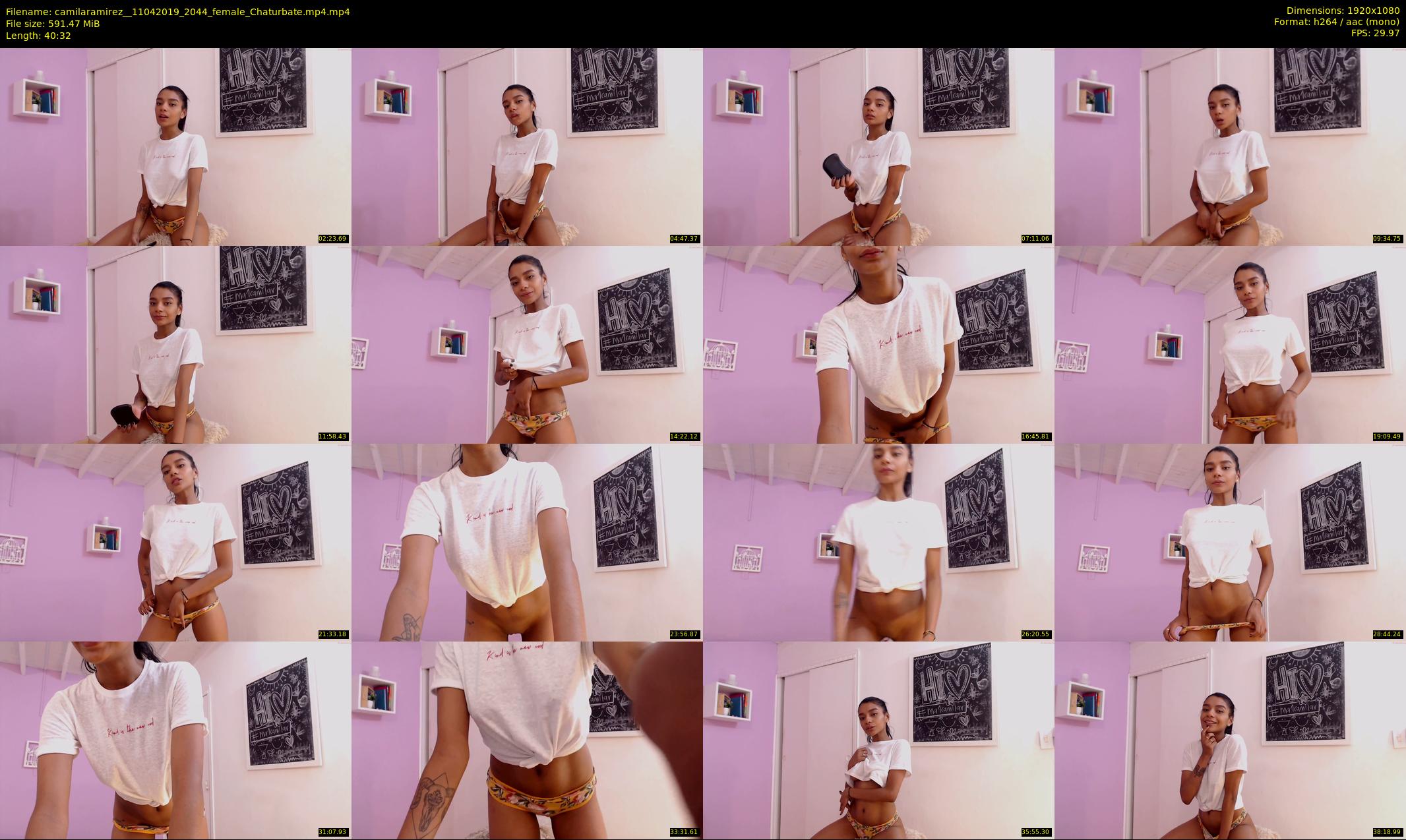 camilaramirez_ — 41 minute Chaturbate female cam show recording, 1080p, Apr 11, 2019