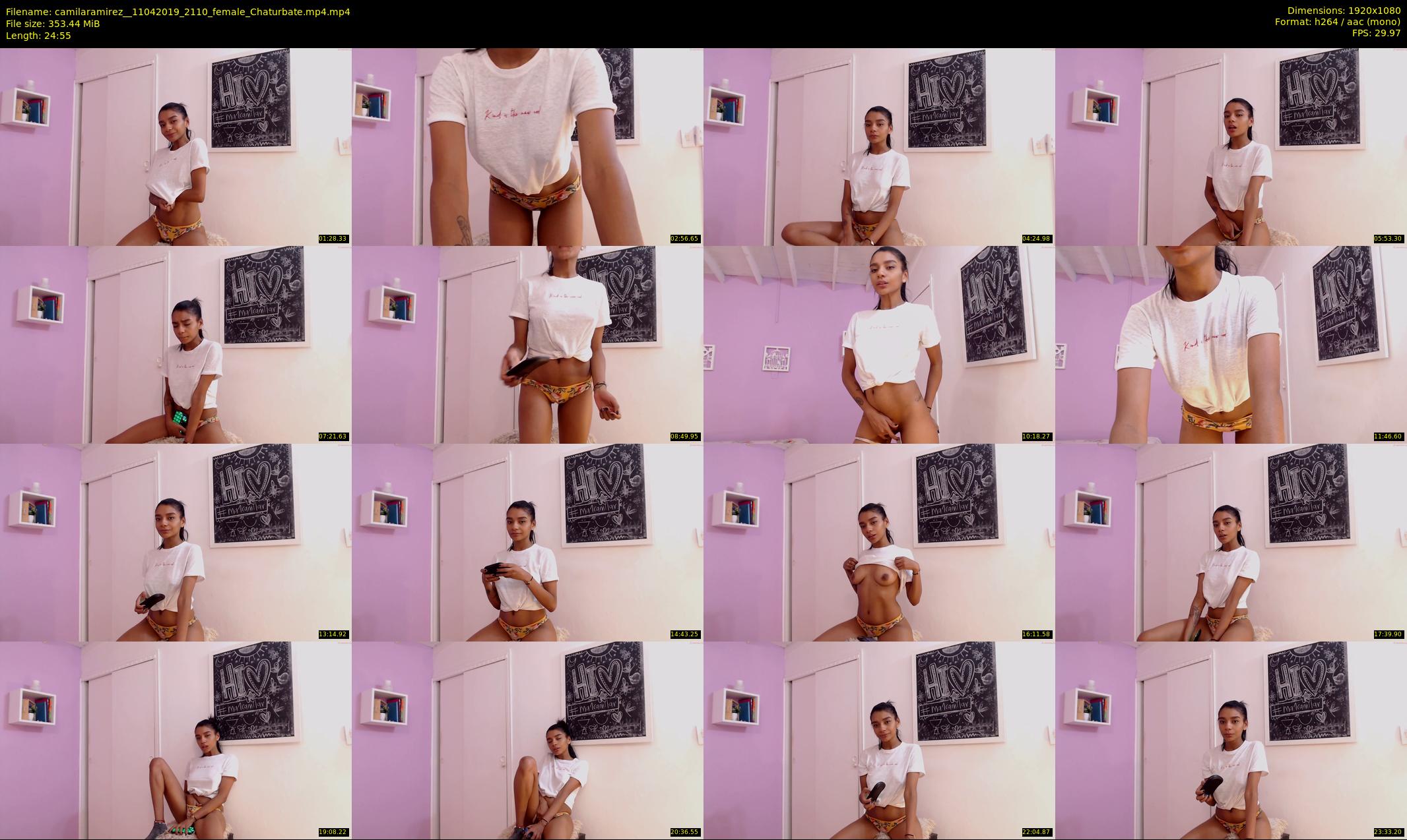 camilaramirez_ — 25 minute Chaturbate female cam show recording, 1080p, Apr 11, 2019