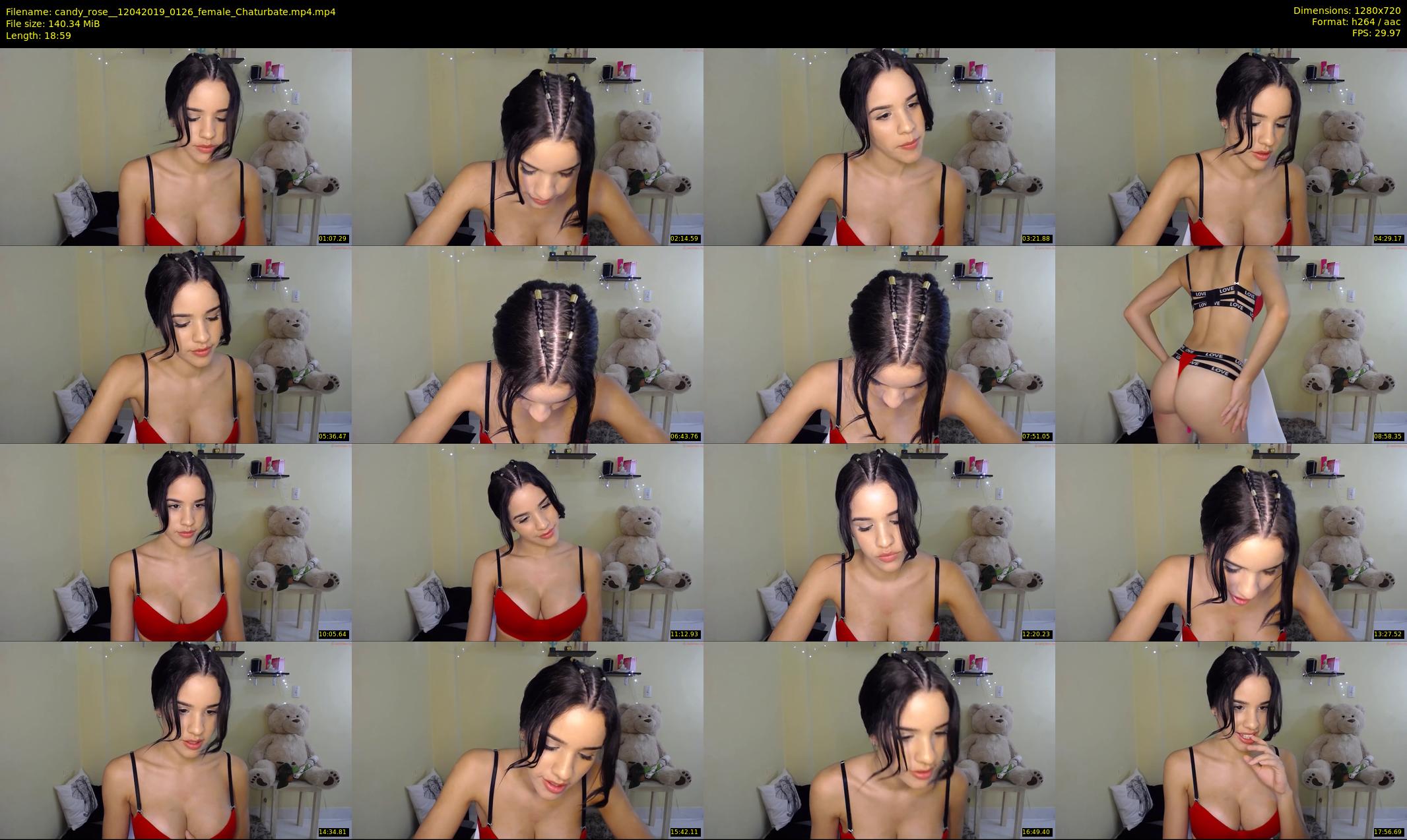 candy_rose_ — 19 minute Chaturbate female cam show recording, 720p, Apr 12, 2019
