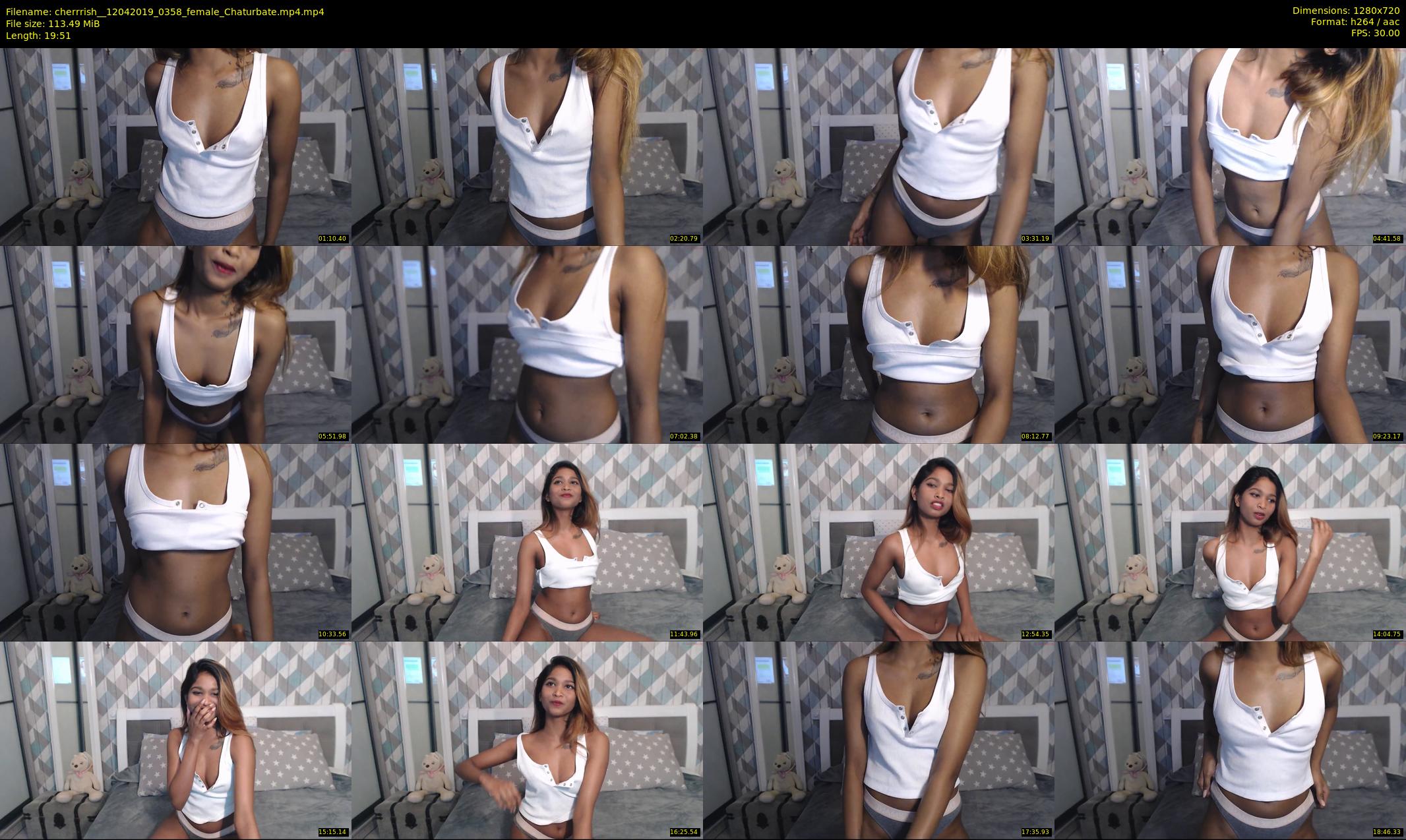 cherrrish_ — 20 minute Chaturbate female cam show recording, 720p, Apr 12, 2019