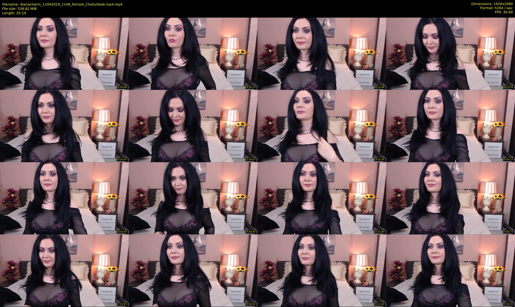 dianacharm — 36 minute Chaturbate female cam show recording, 1080p, Apr 11, 2019