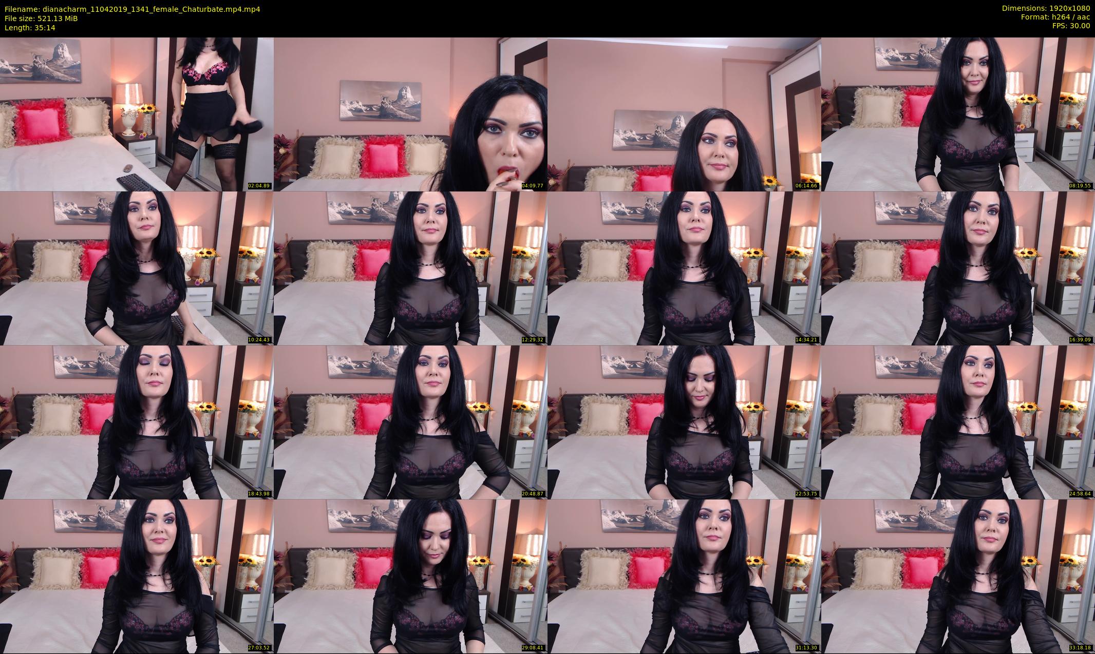 dianacharm — 36 minute Chaturbate female cam show recording, 1080p, Apr 11, 2019