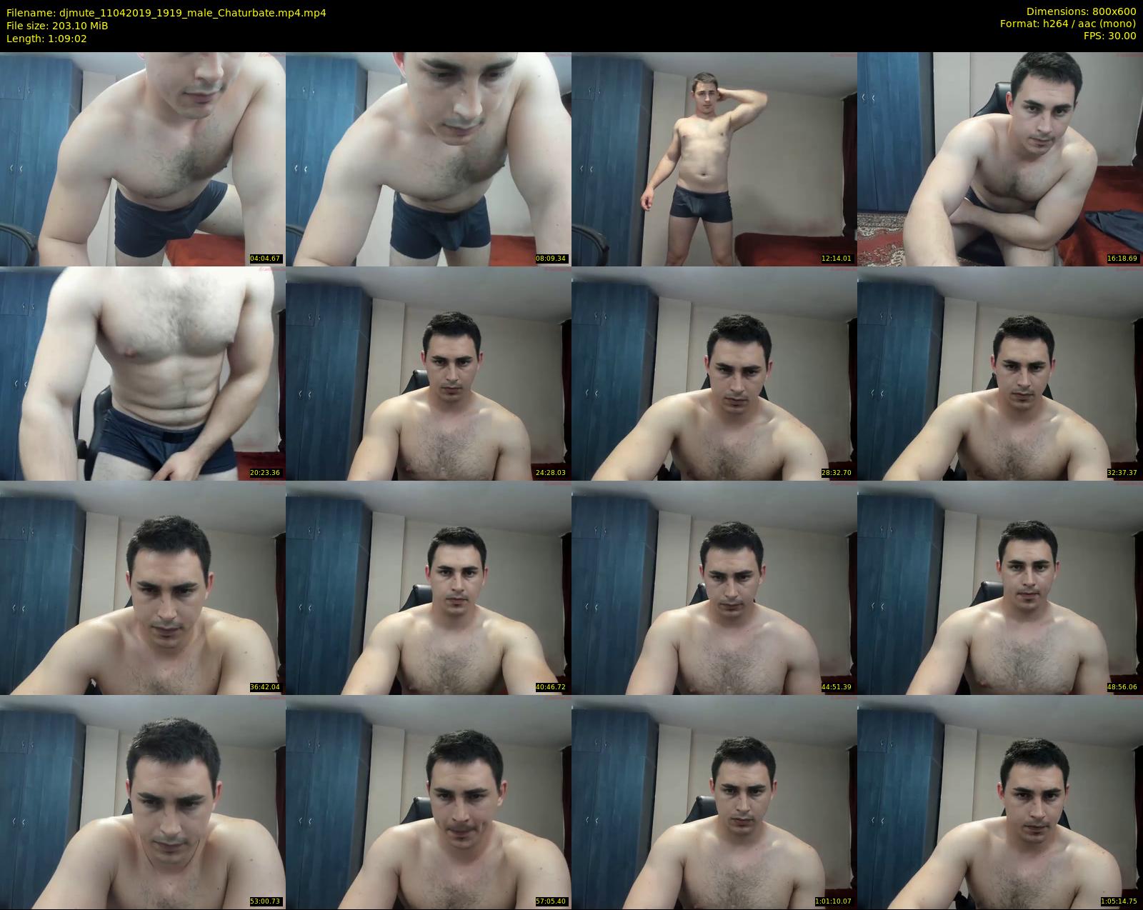 djmute — 70 minute Chaturbate male cam show recording, 480p, Apr 11, 2019