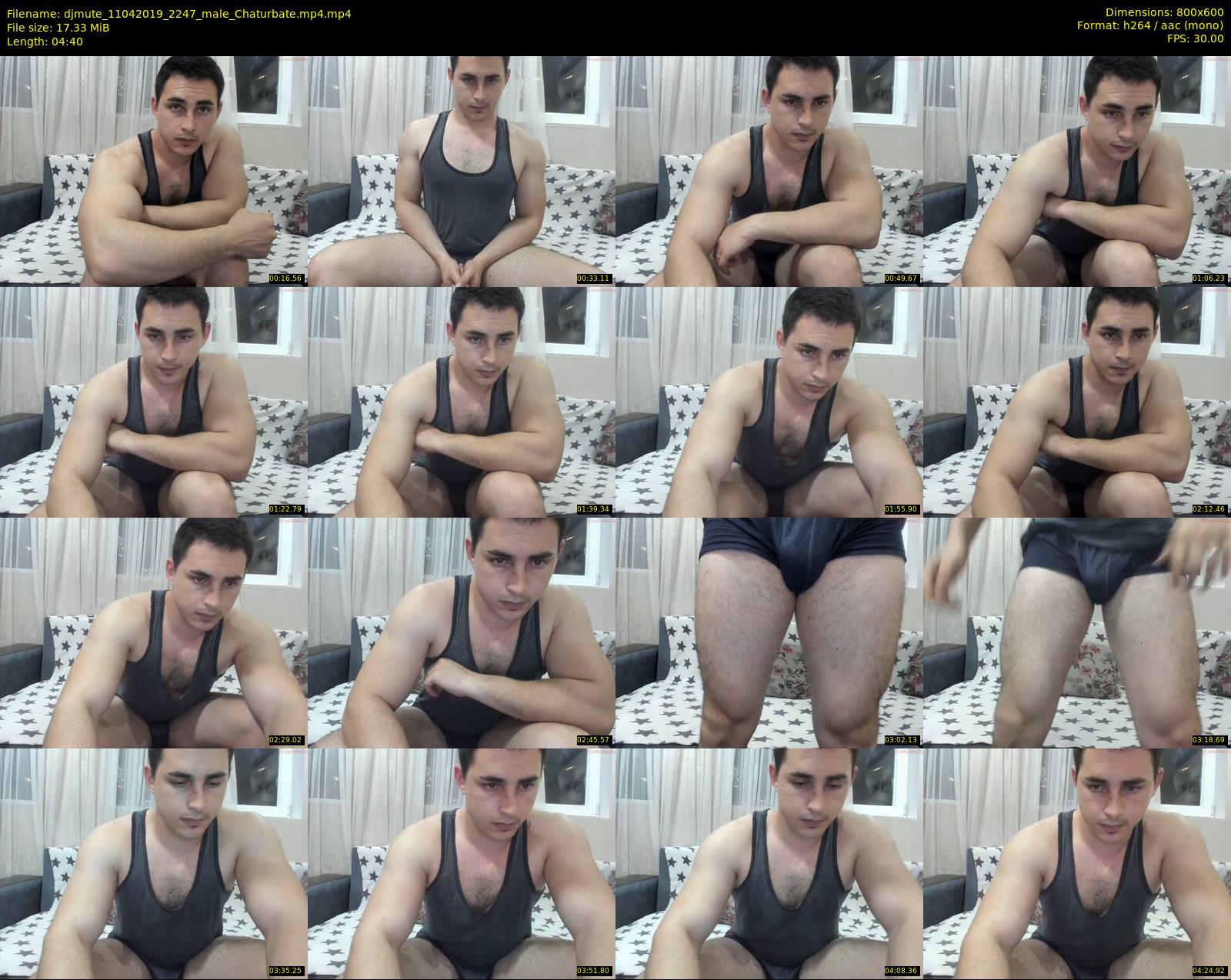djmute — 5 minute Chaturbate male cam show recording, 480p, Apr 11, 2019