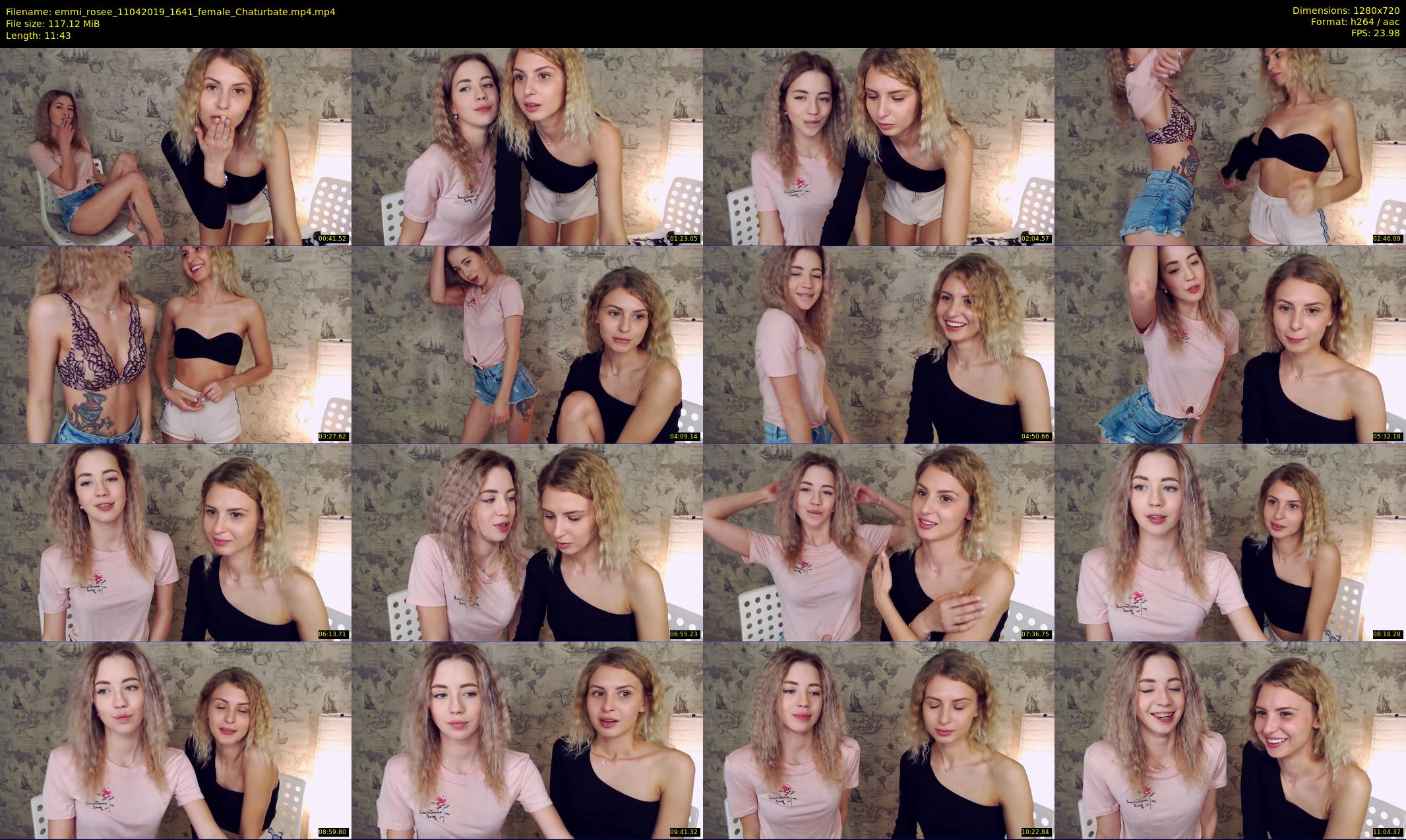 emmi_rosee — 12 minute Chaturbate female cam show recording, 720p, Apr 11, 2019