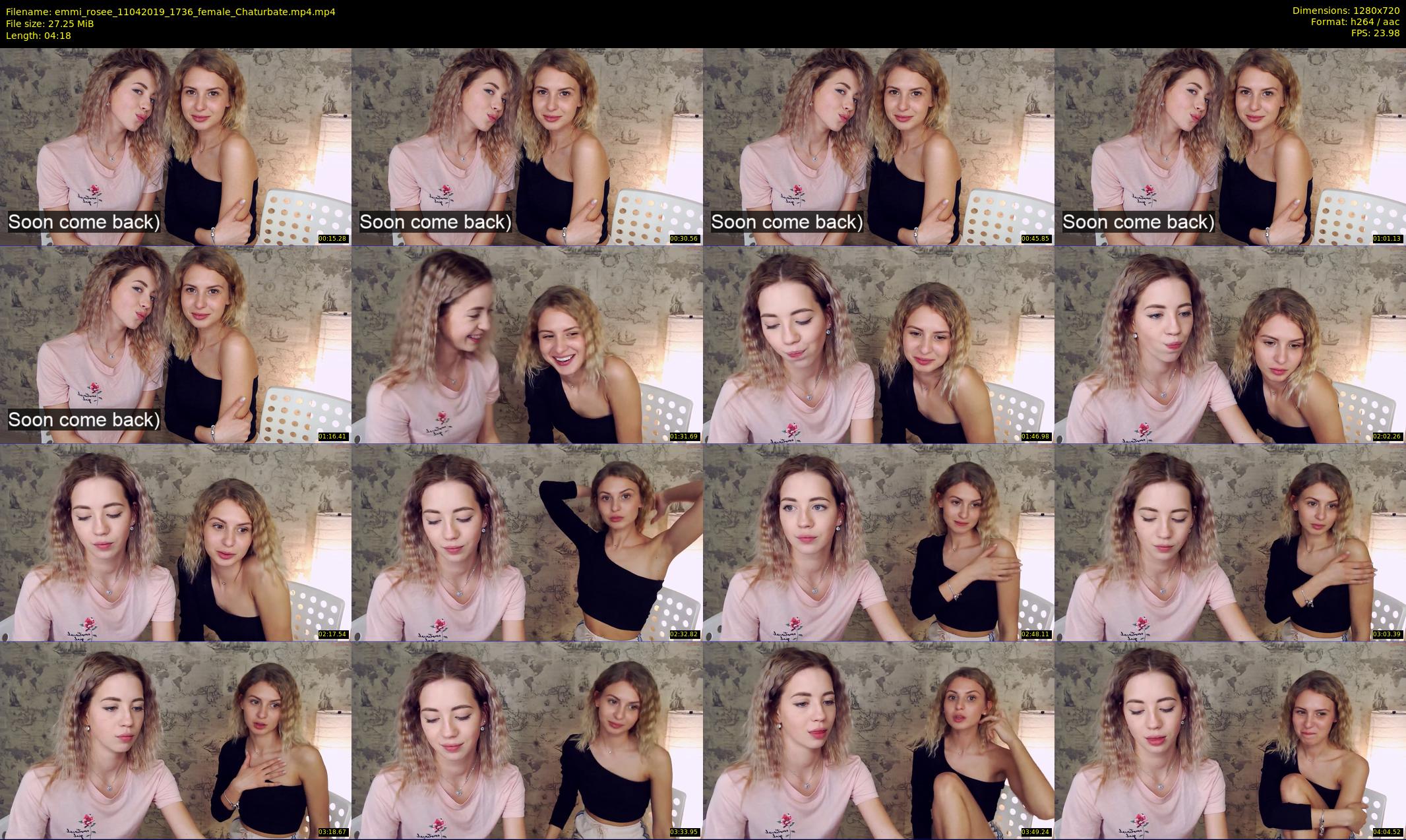 emmi_rosee — 5 minute Chaturbate female cam show recording, 720p, Apr 11, 2019