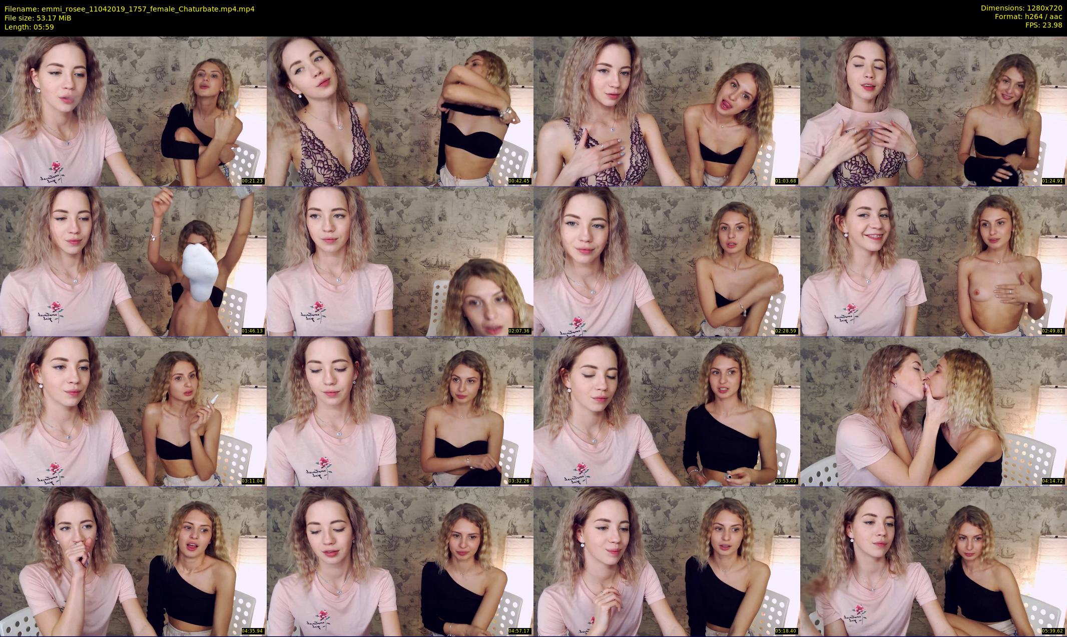 emmi_rosee — 6 minute Chaturbate female cam show recording, 720p, Apr 11, 2019