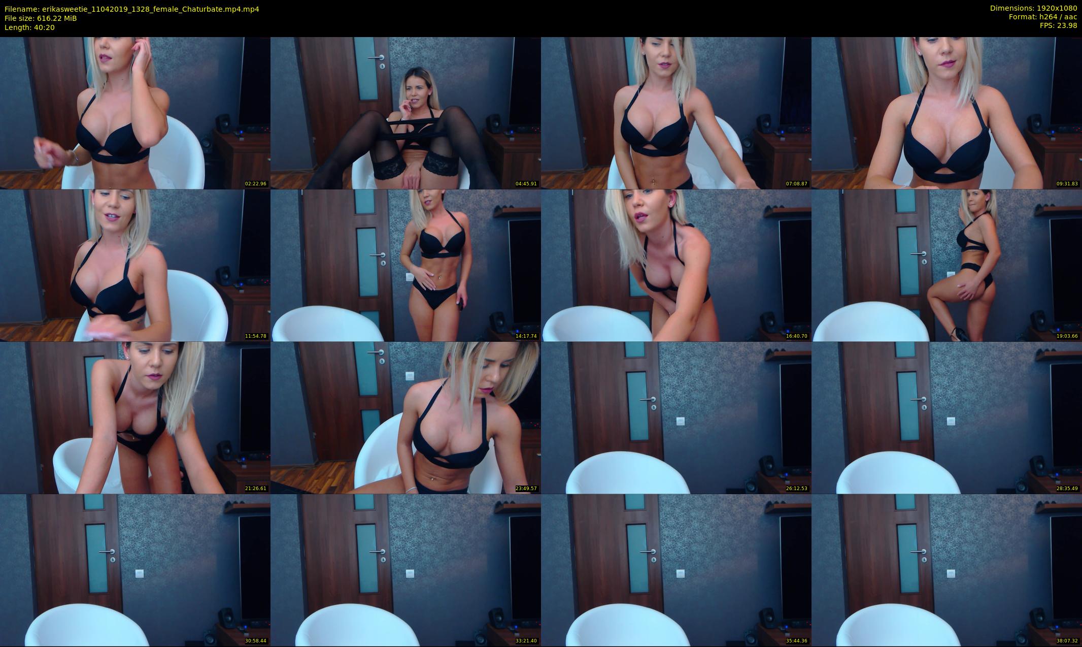 erikasweetie — 41 minute Chaturbate female cam show recording, 1080p, Apr 11, 2019
